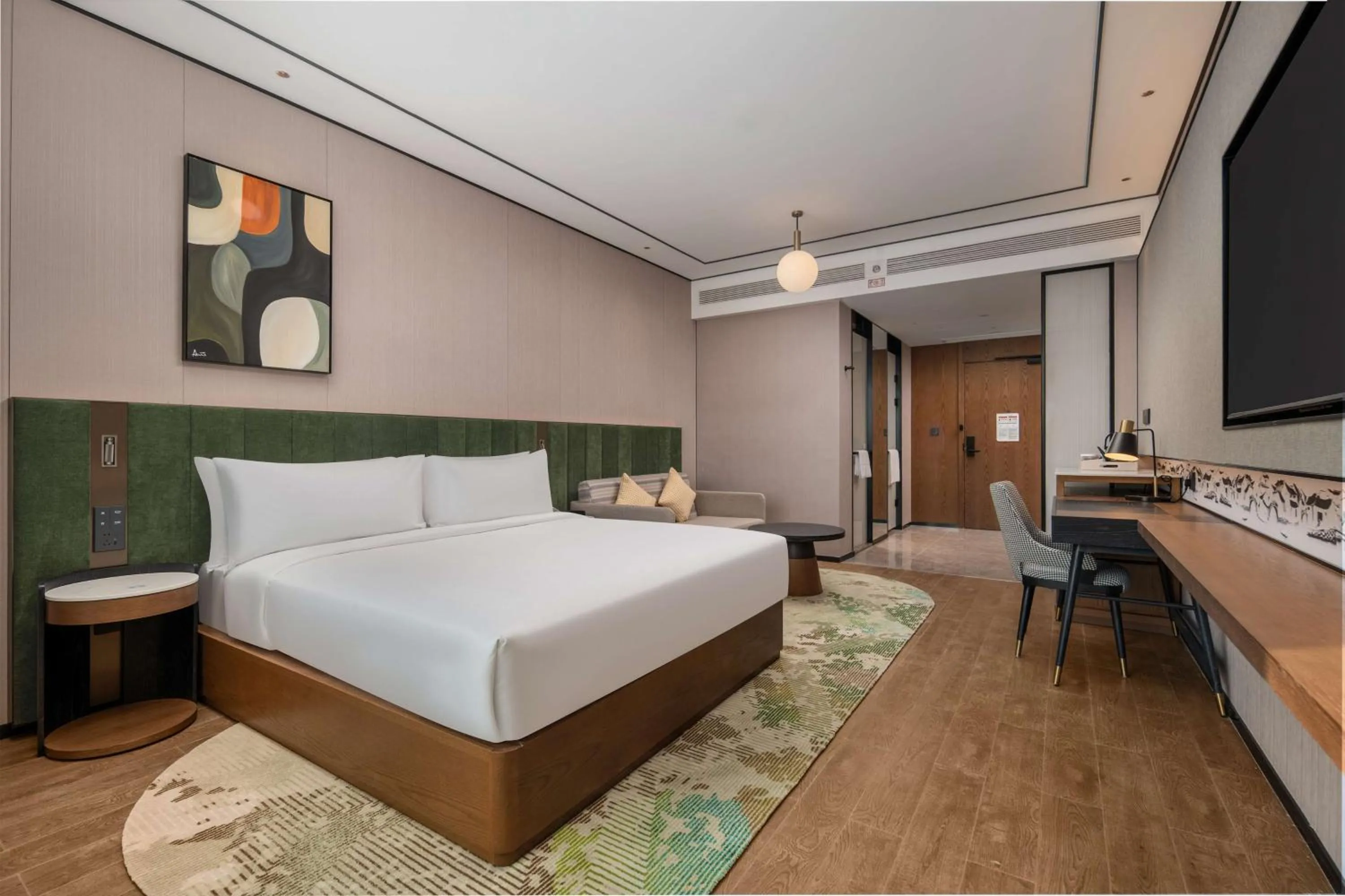Bed in Hilton Garden Inn Suzhou Kunshan