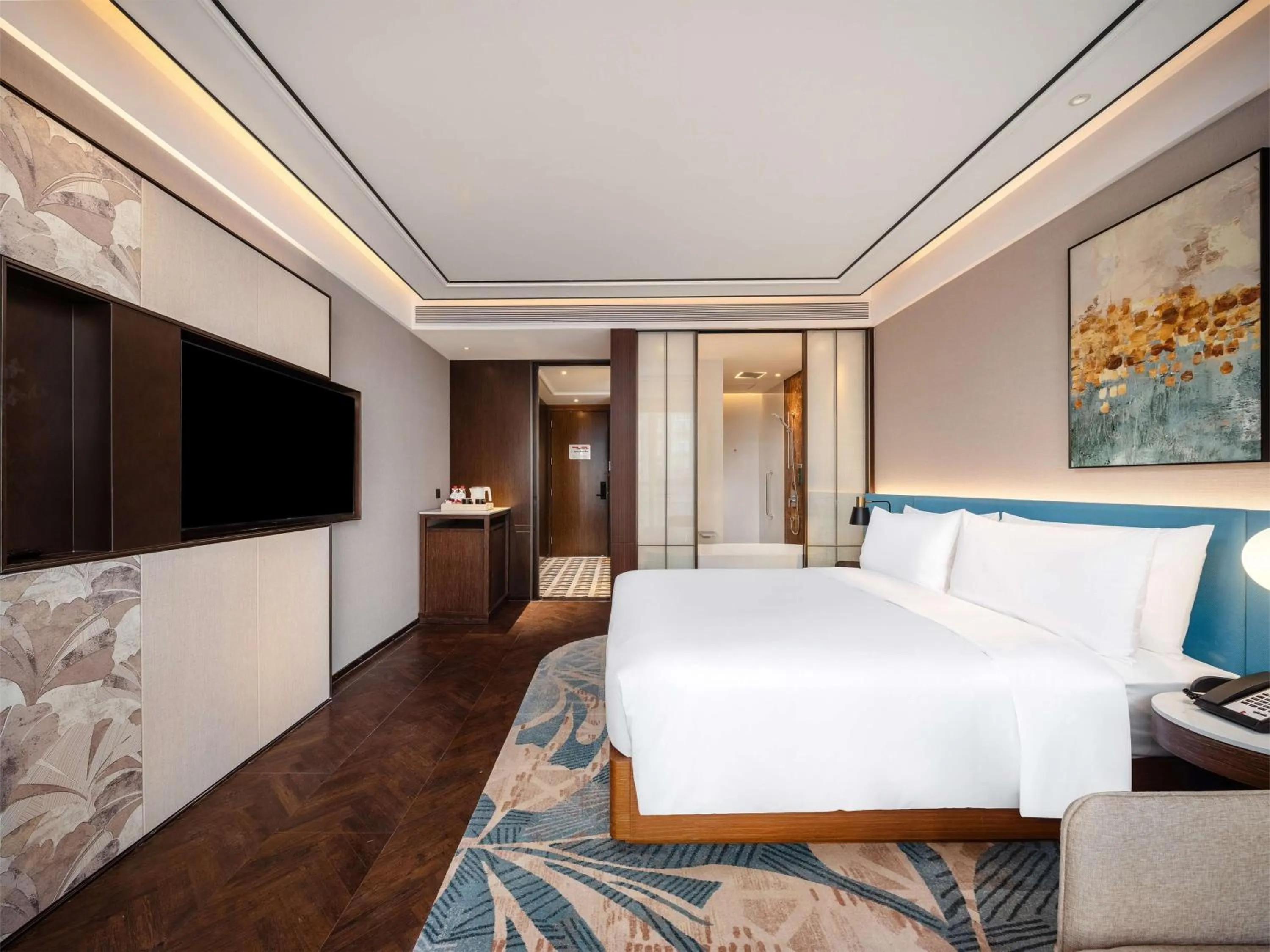 Bed in Hilton Garden Inn Beijing Guomao