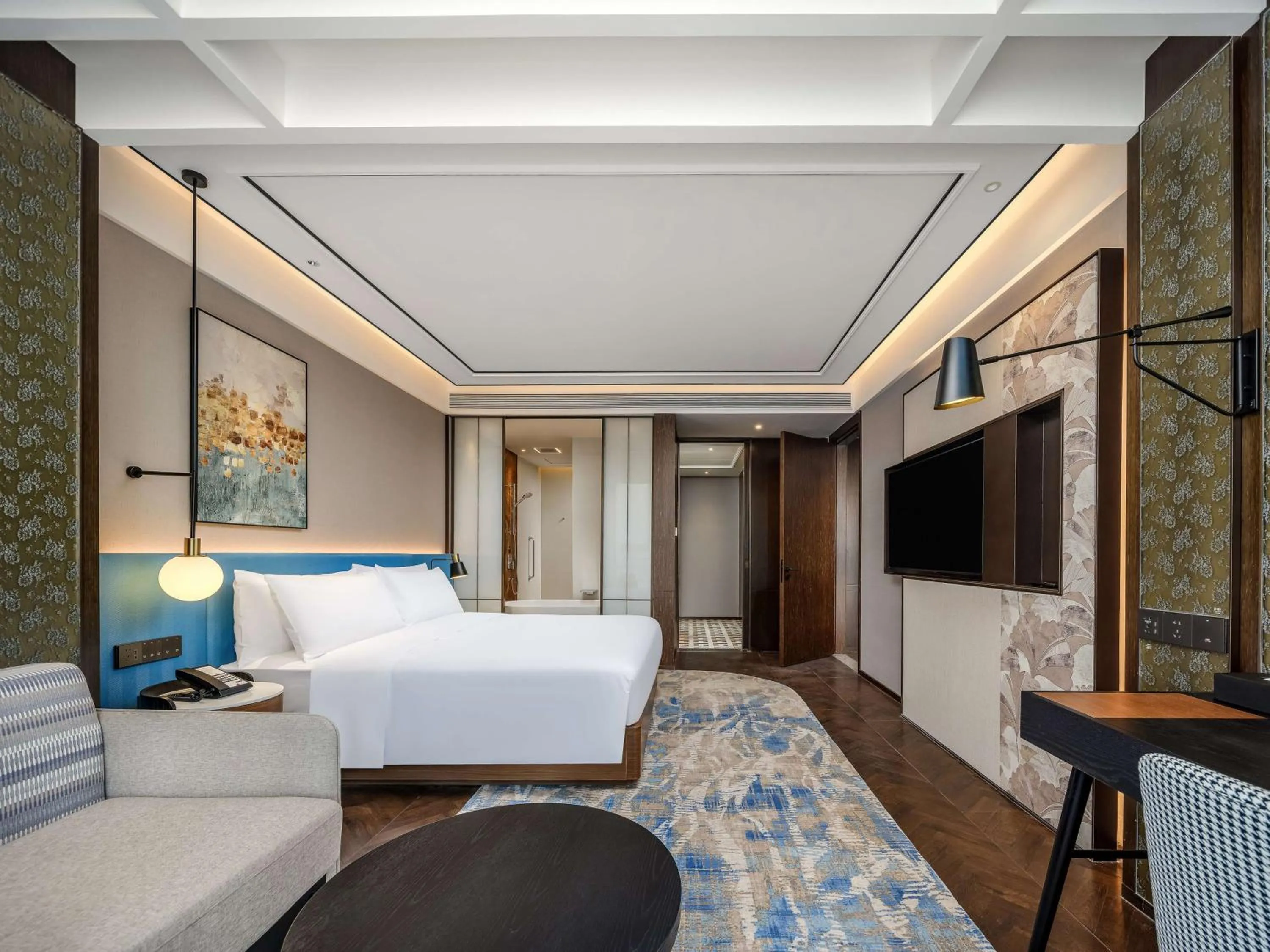 Bed in Hilton Garden Inn Beijing Guomao