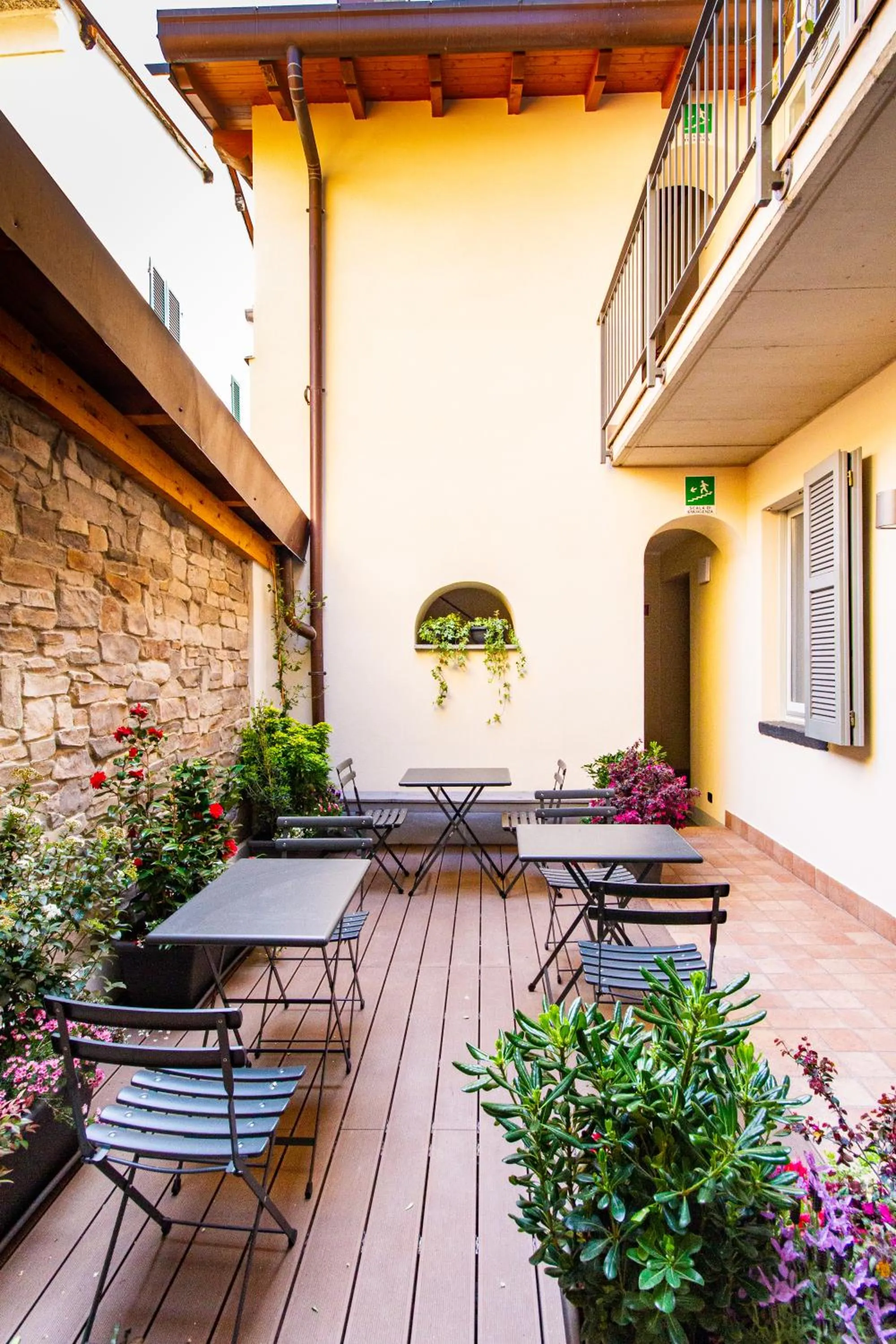 Patio in Albergo del Duca