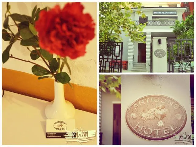 Property logo or sign in Hotel Antigone