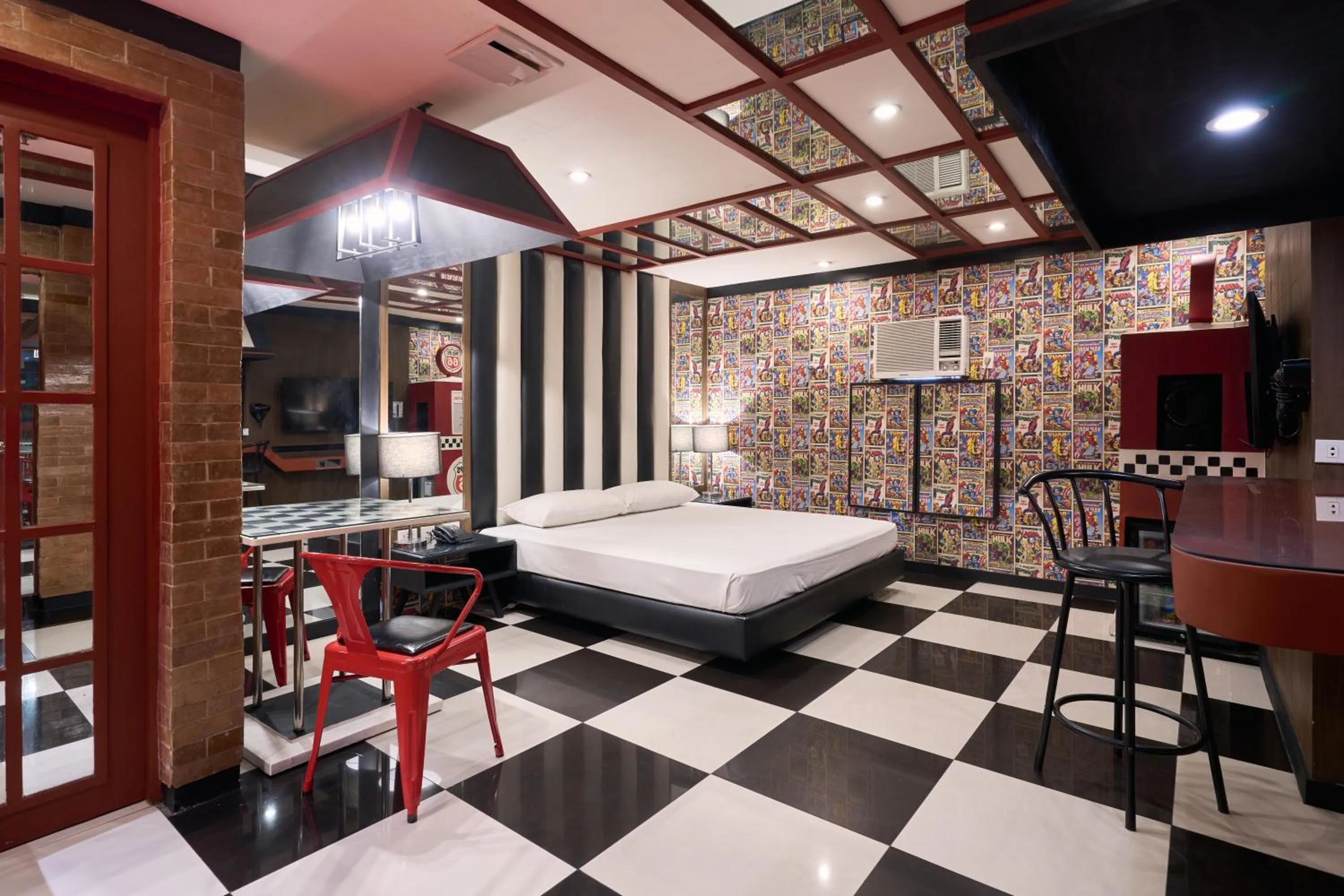 Bedroom, Bed in Victoria Court Malabon