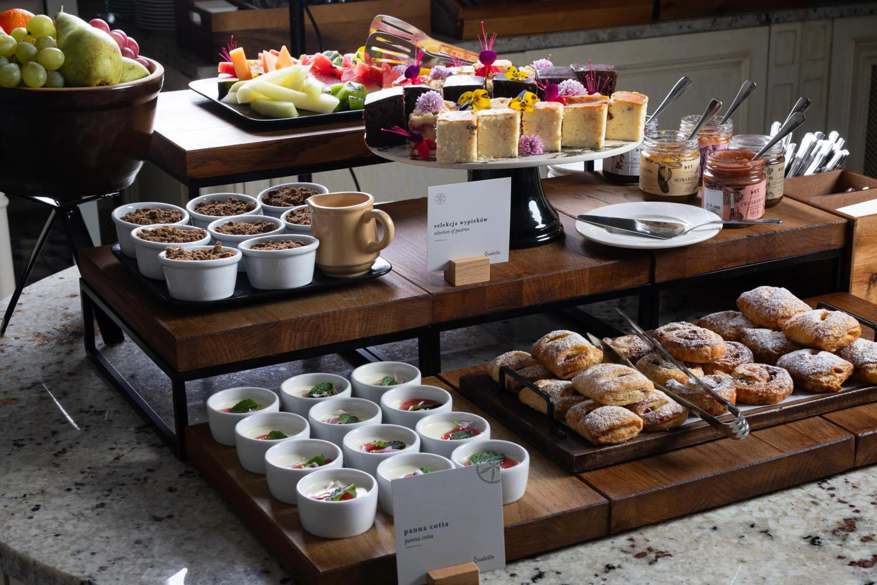 Breakfast in Relais & Châteaux Hotel Quadrille - Adults Only