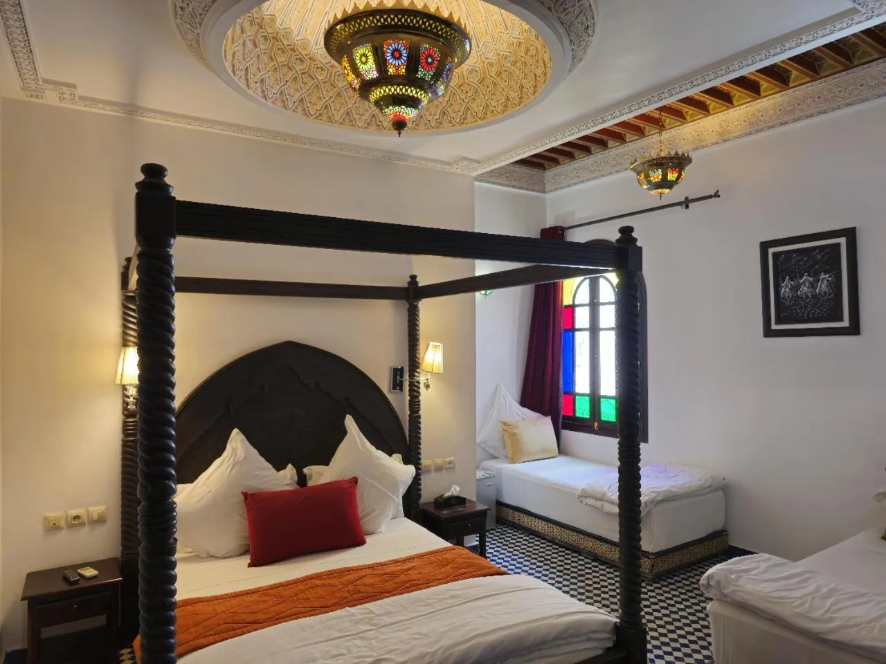 Bed in Riad Bab Fes Suite &Spa