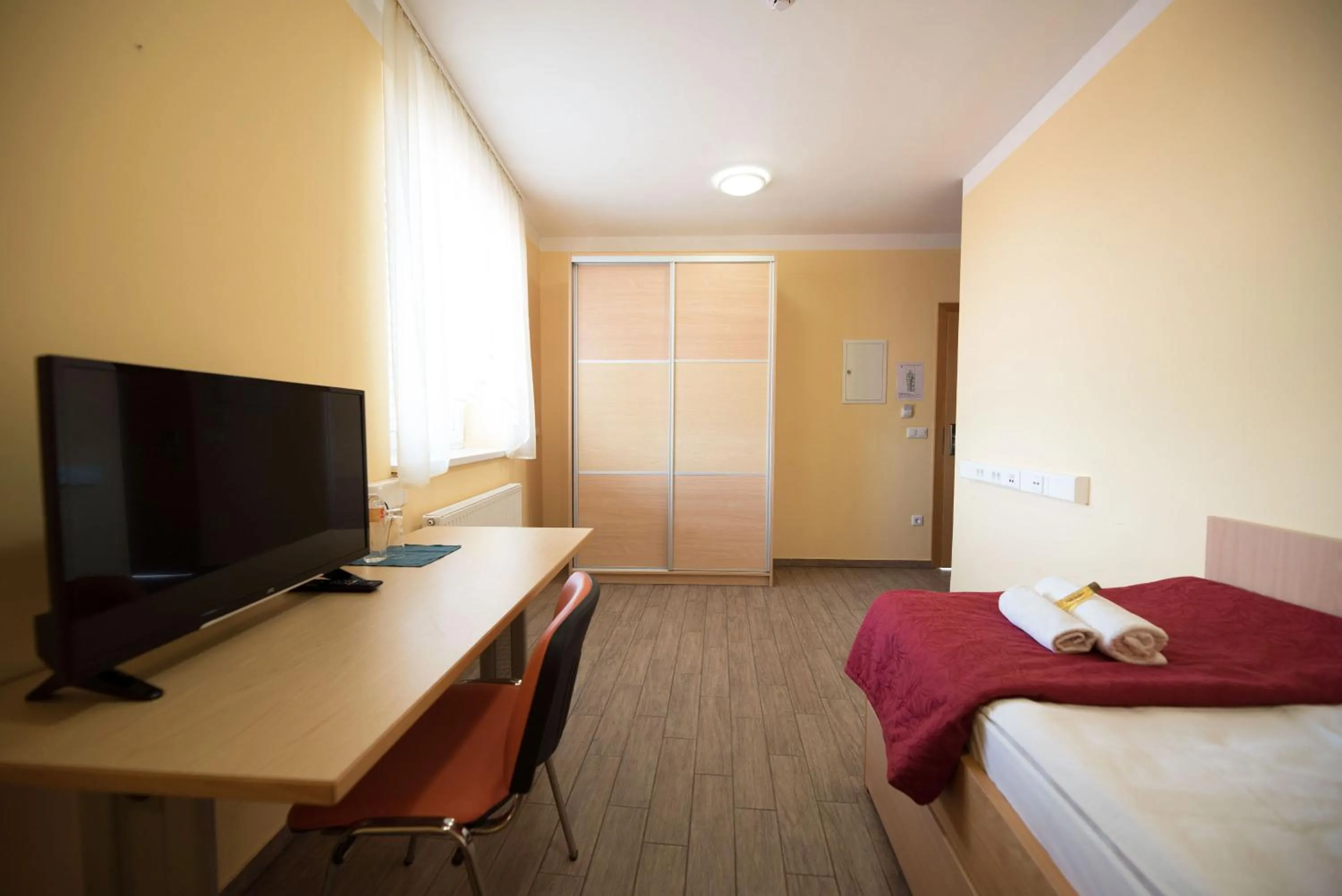 Photo of the whole room, Bed in S Hotel