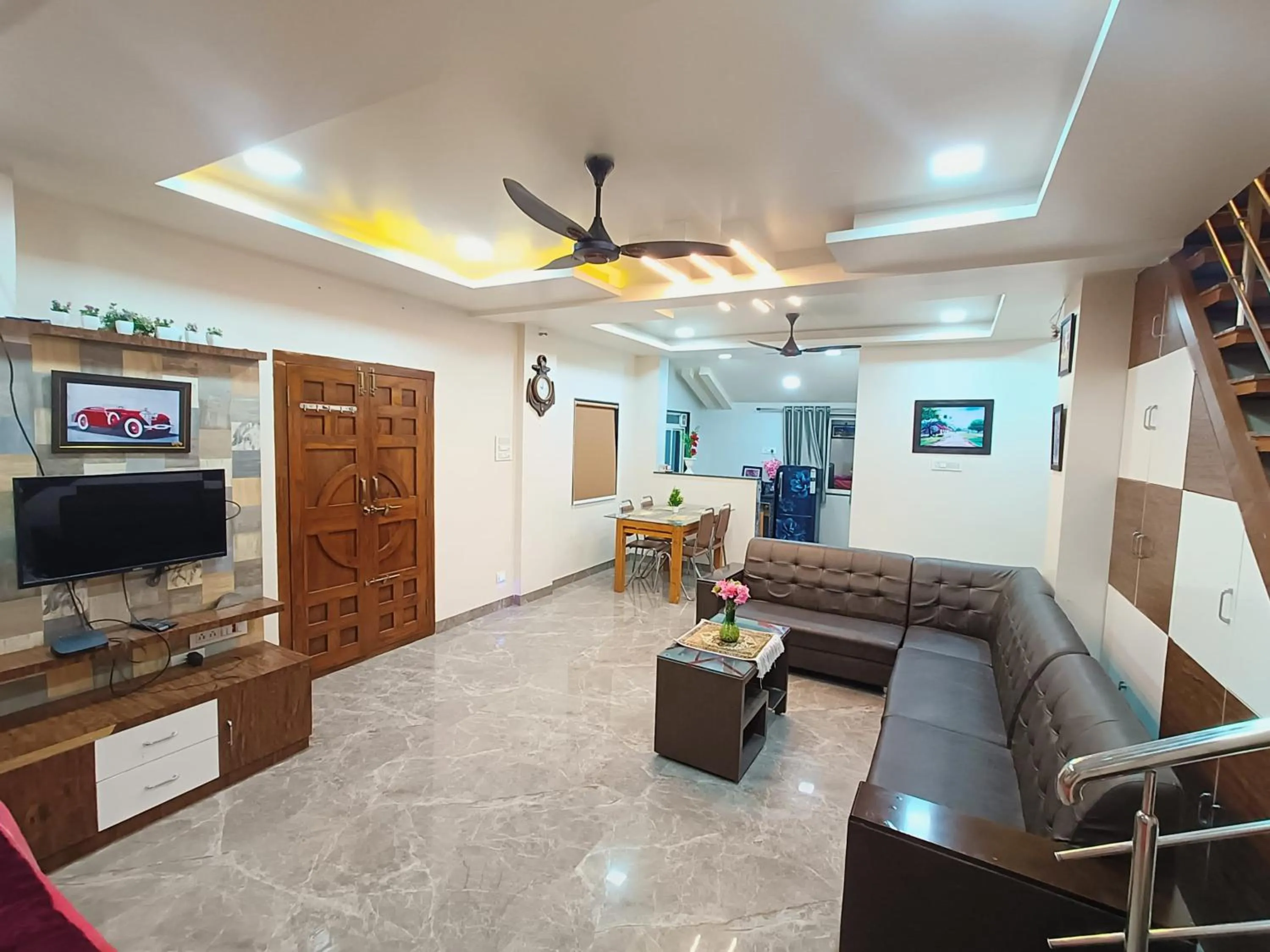 Living room in Sunrise Villa