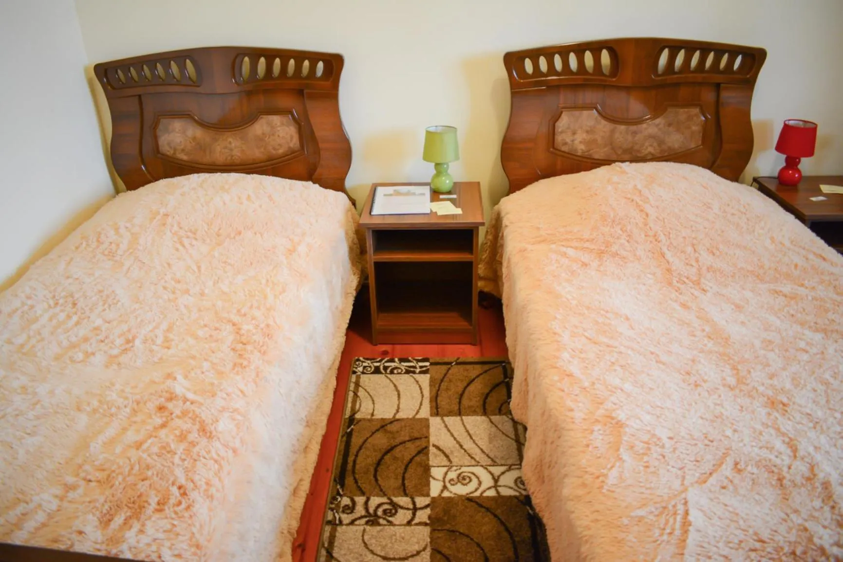 Twin Room with Mountain View in Guest house Nataly