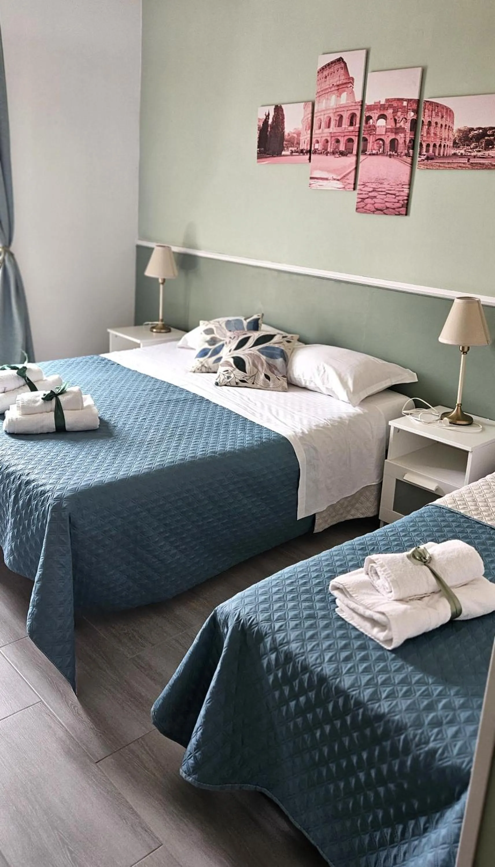 Bed in Girasole Guesthouse