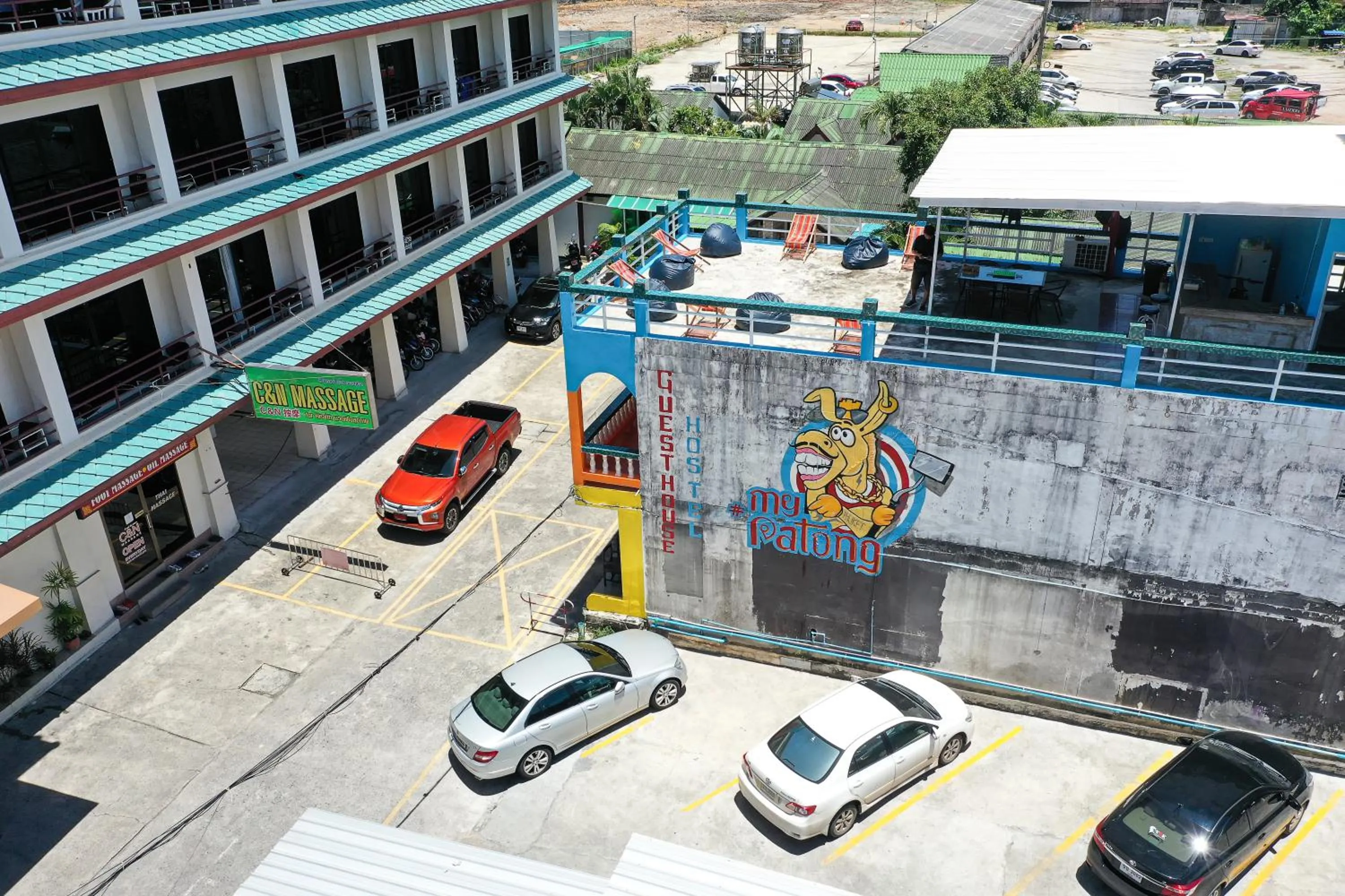 Street view in myPatong Social Hostel