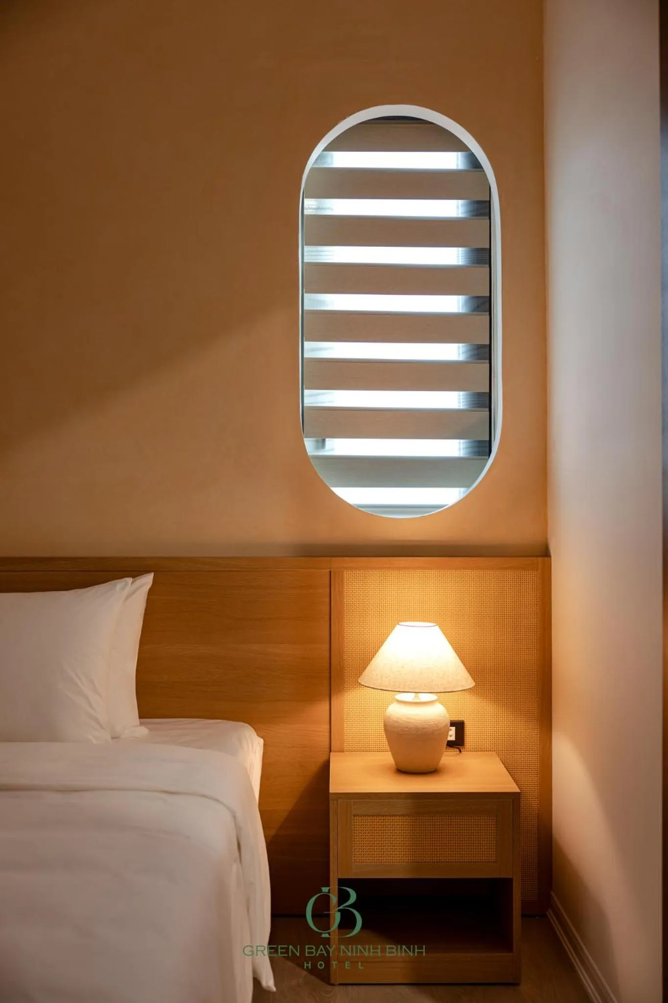 Bed in Green Bay Hotel Ninh Bình