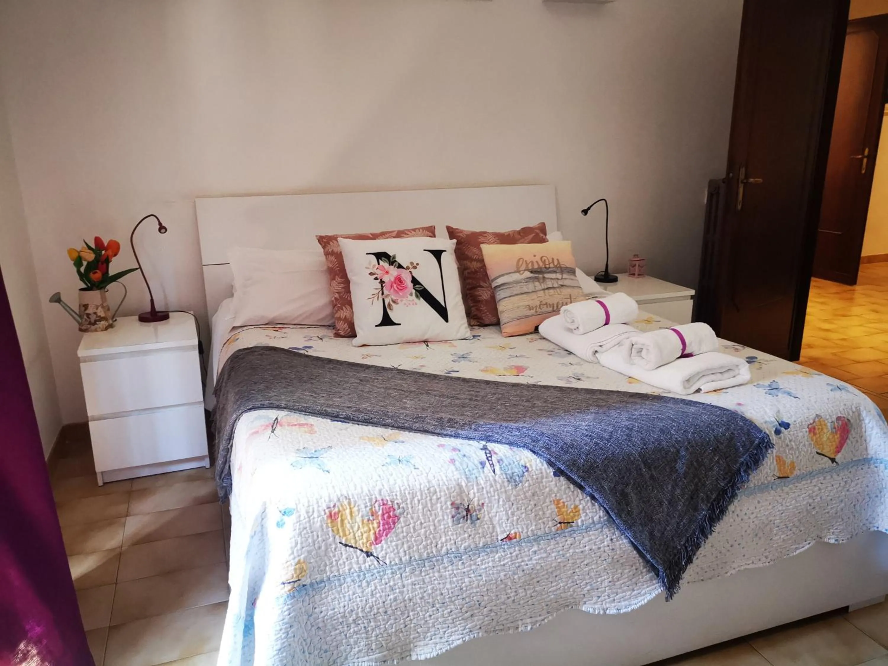 Bedroom, Bed in Appartamento di Nina