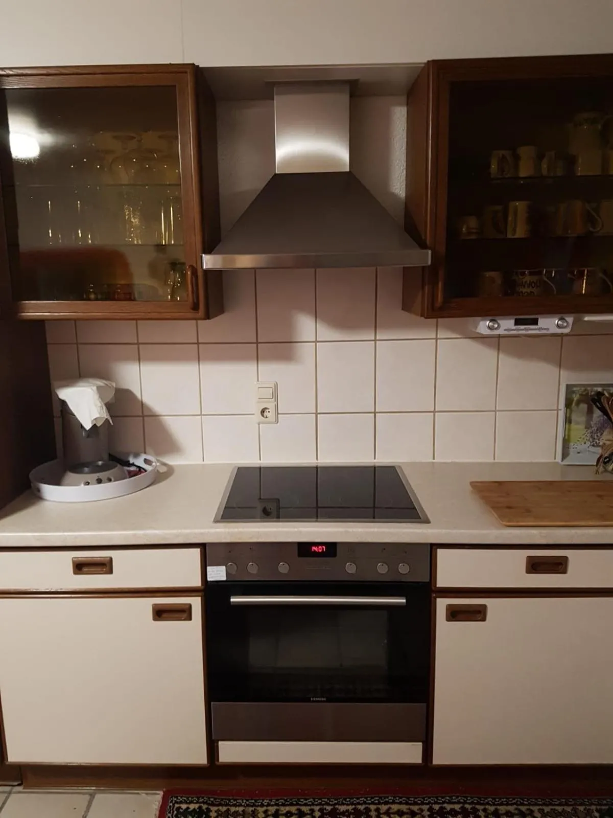 Kitchen or kitchenette in Ferienwohnung Meier