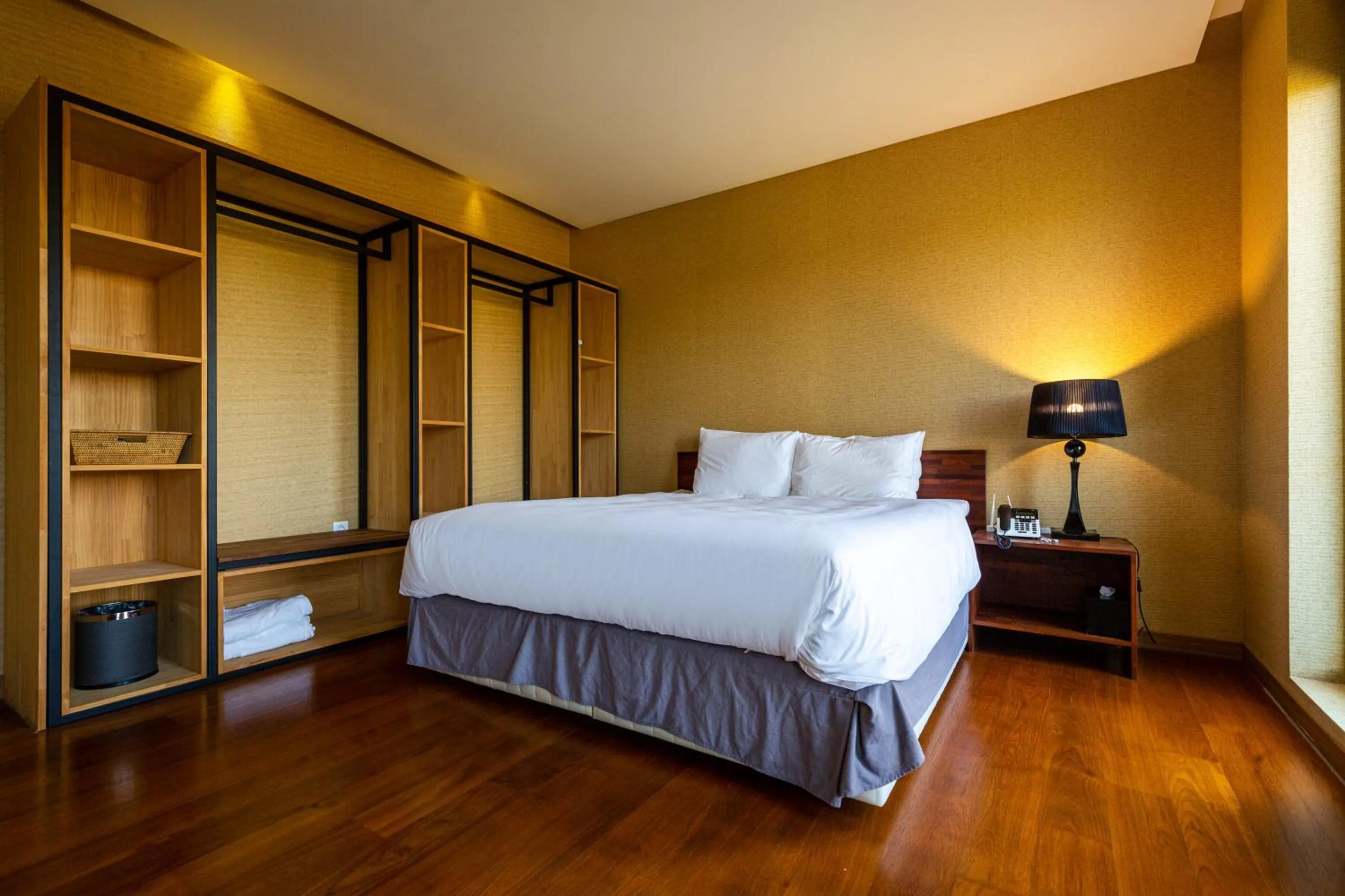 Bed in Libentia Hotel & Poolvilla