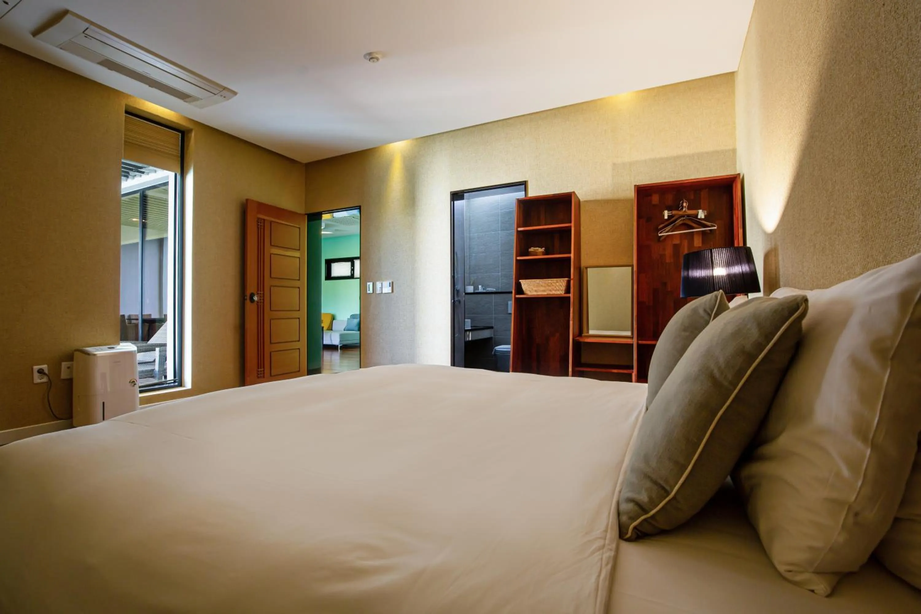 Bed in Libentia Hotel & Poolvilla