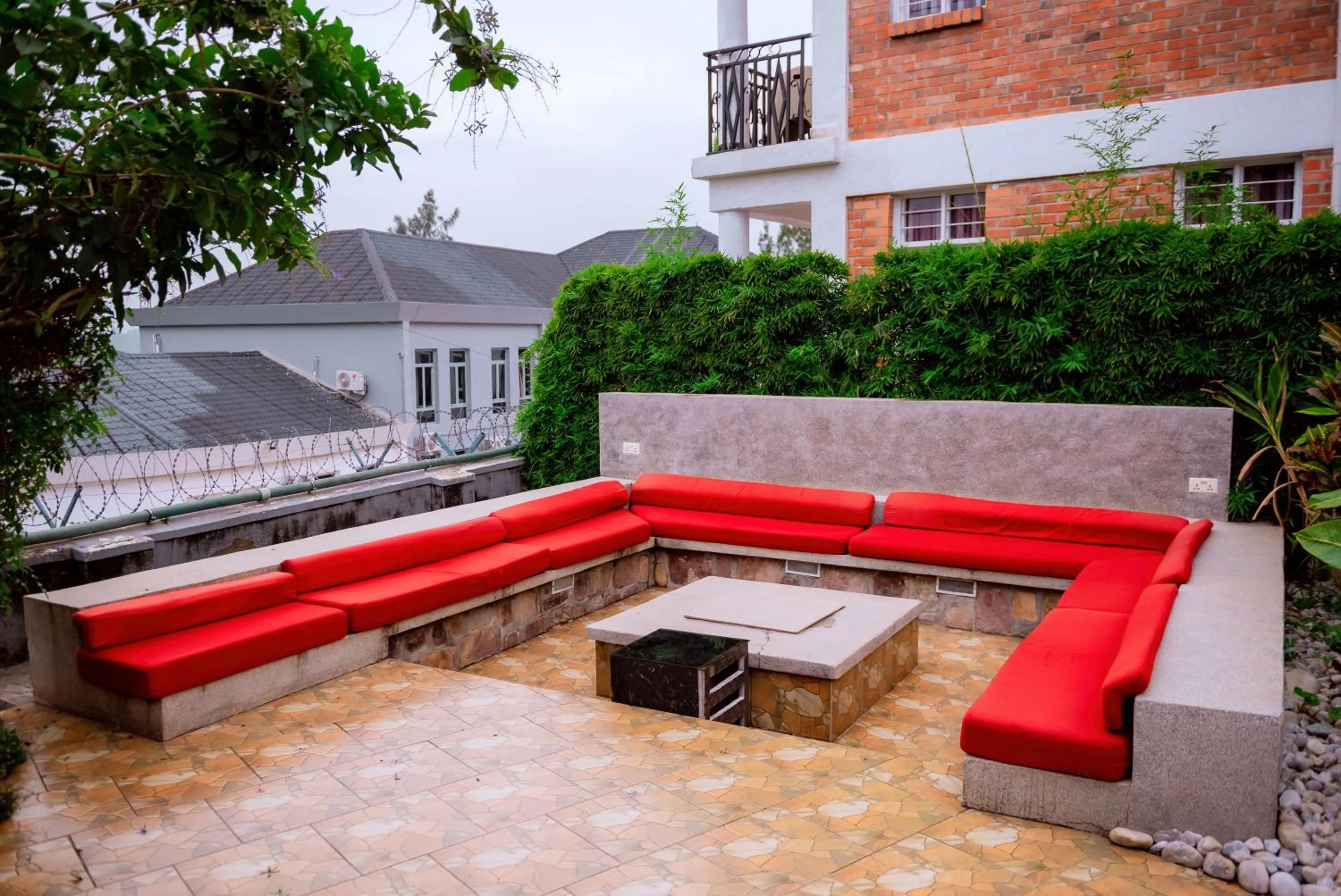 fireplace in Quiet Haven Hotel