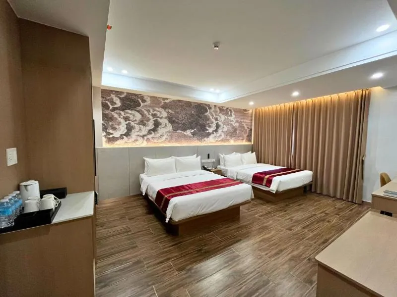 Bed in L' Asuncion Hotel