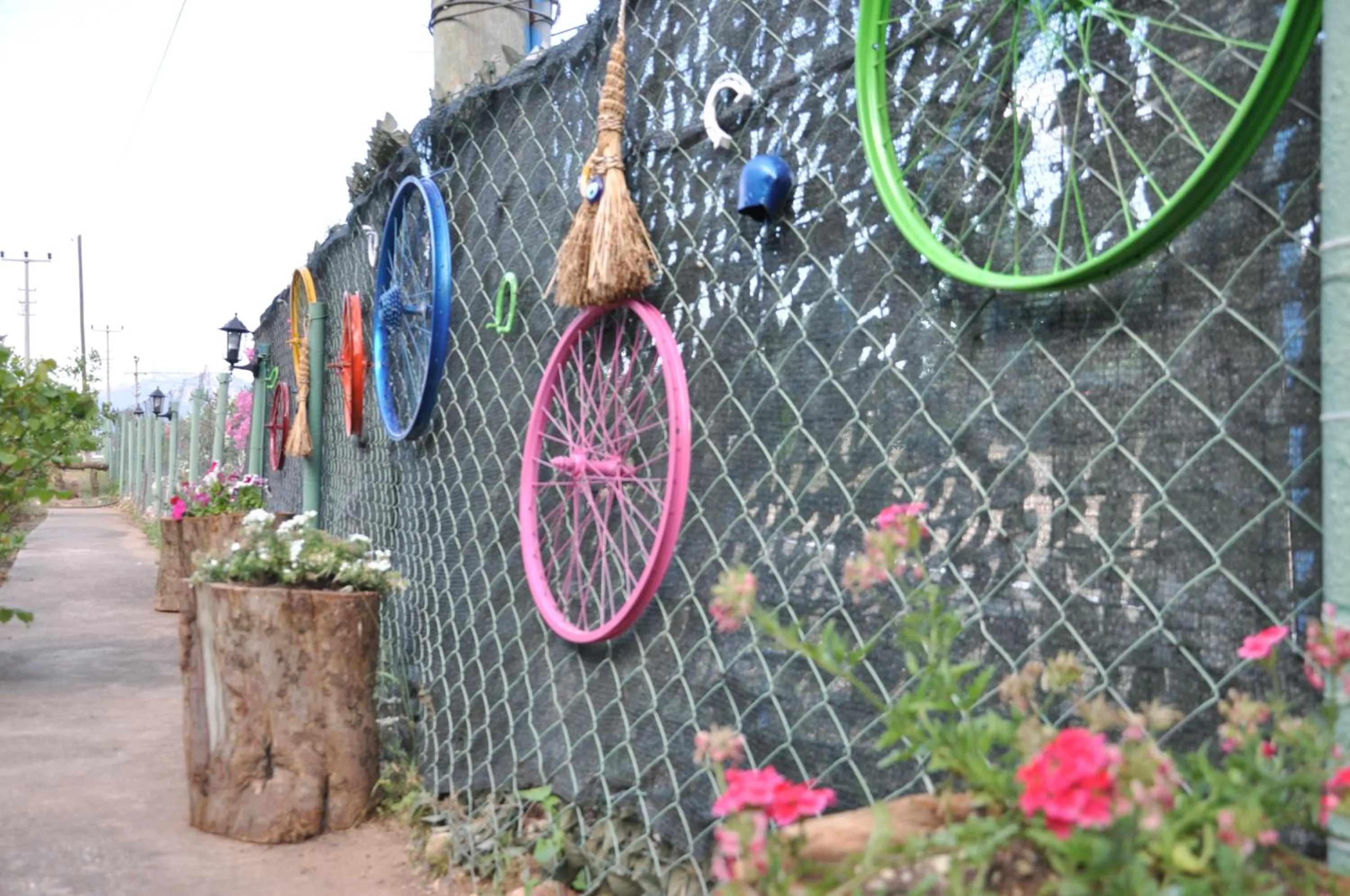 Garden view in Adrasan Shambala