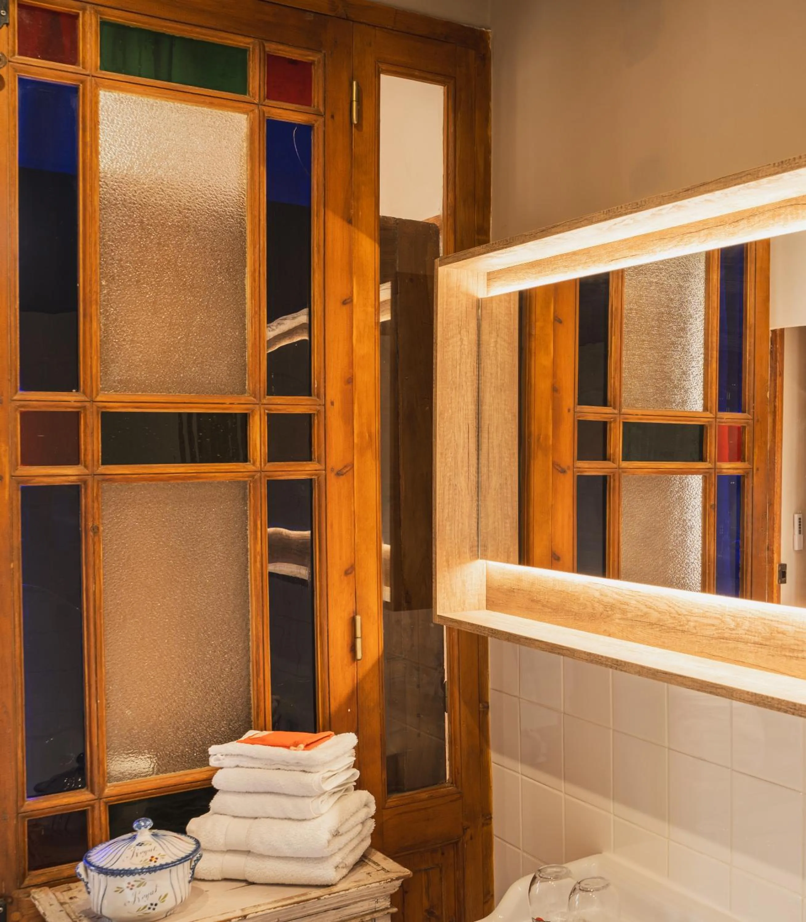 Bathroom in Les Jardins de Baracane