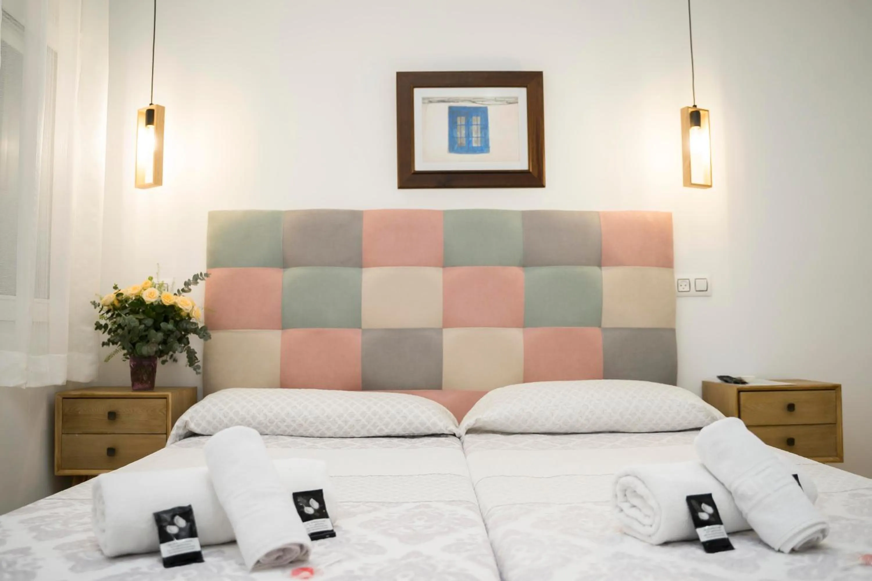 Bed in Hostal Goyesco Plaza