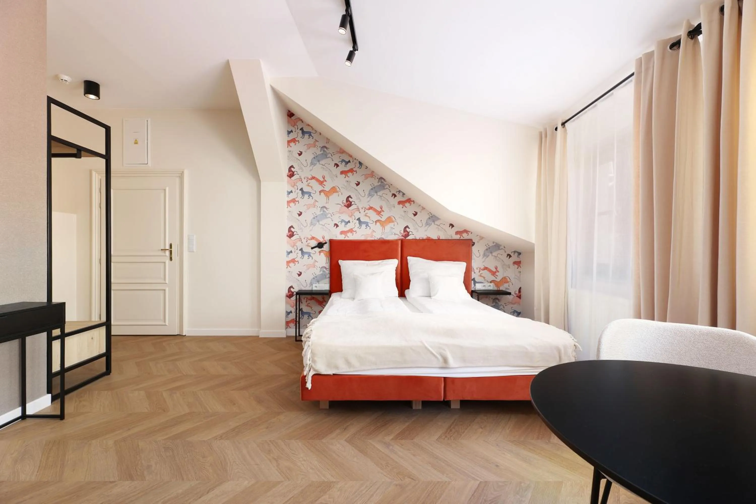 Bed in Hetman Main Square Apartments