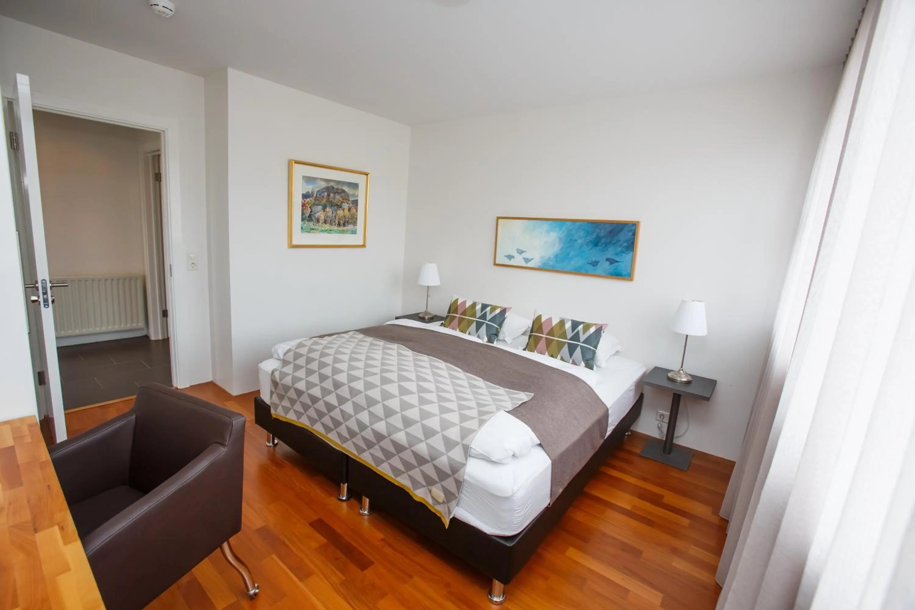 Bedroom in Apt. Hotel Hjalteyri