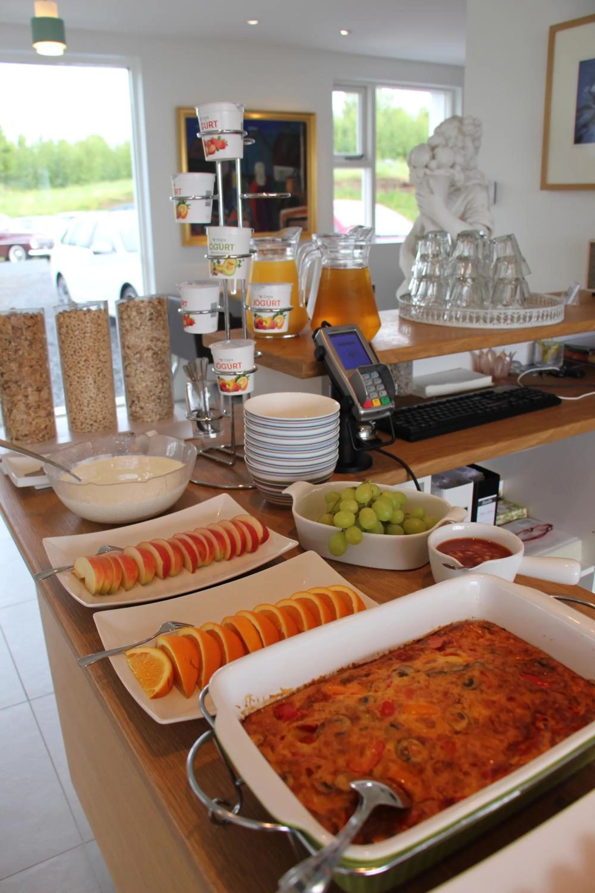 Breakfast in Apt. Hotel Hjalteyri