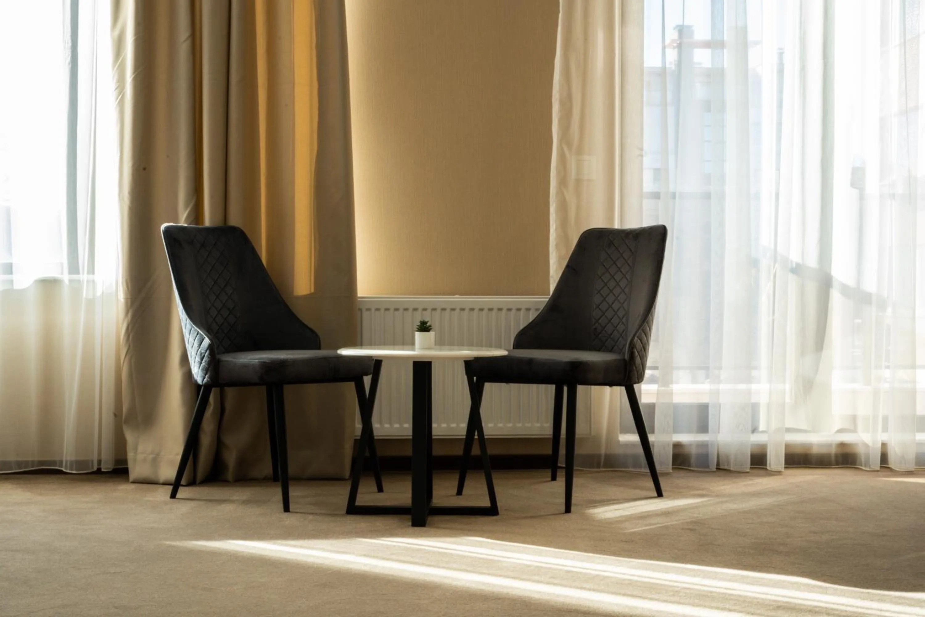 Seating area in Hotel Via Serdika