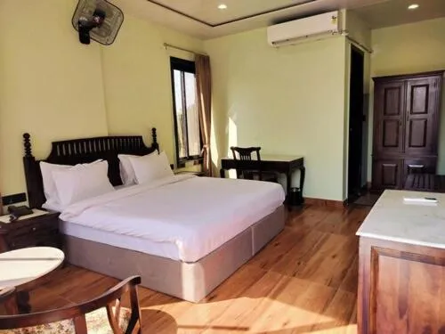 Bedroom, Bed in The Cabana 5BHK Luxury Villa