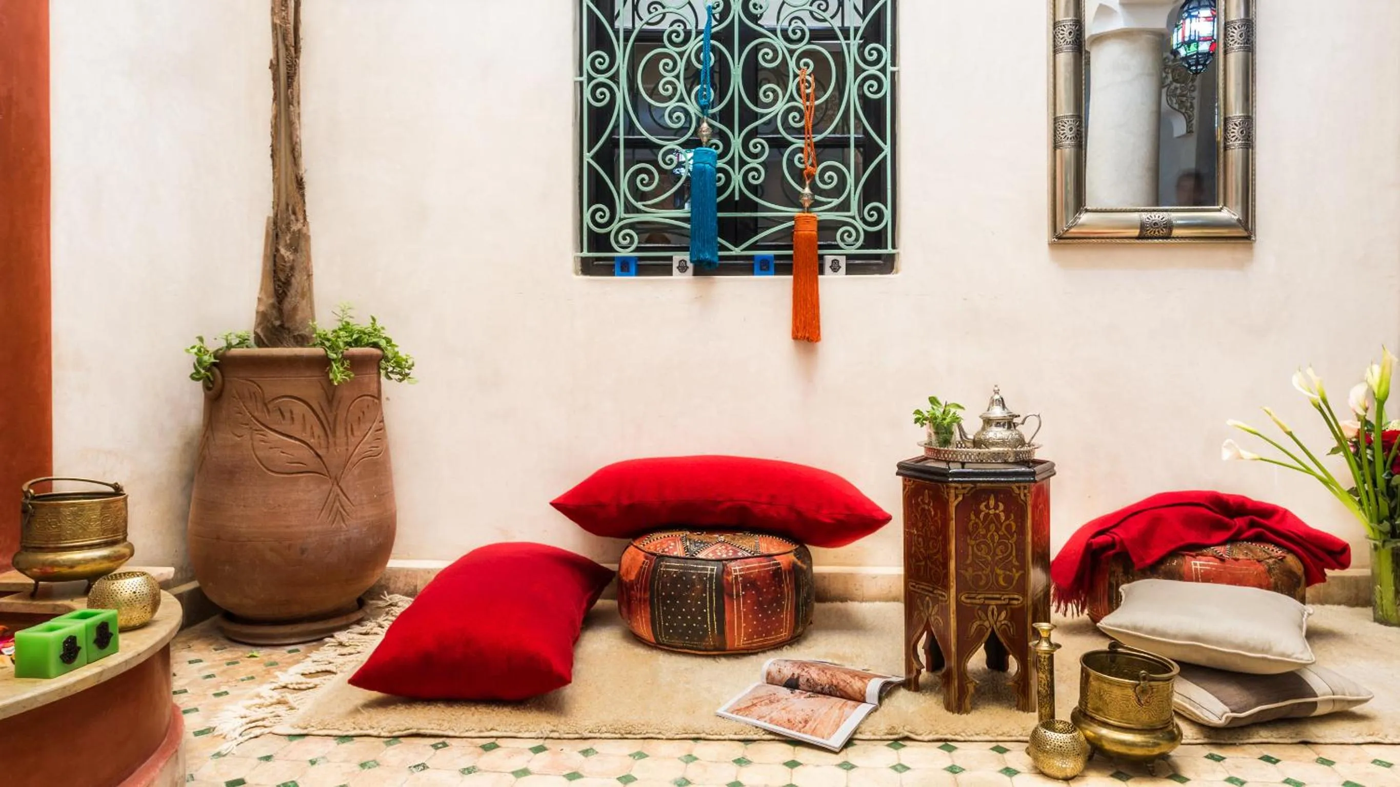 Patio in Riad Dar Benbrahim