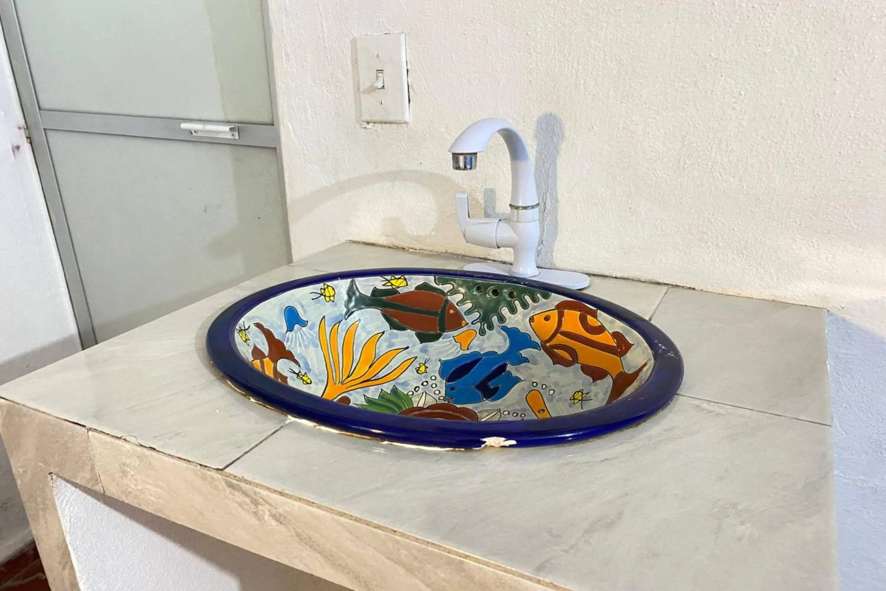 Bathroom in OYO Hotel Zihuatanejo Malibu