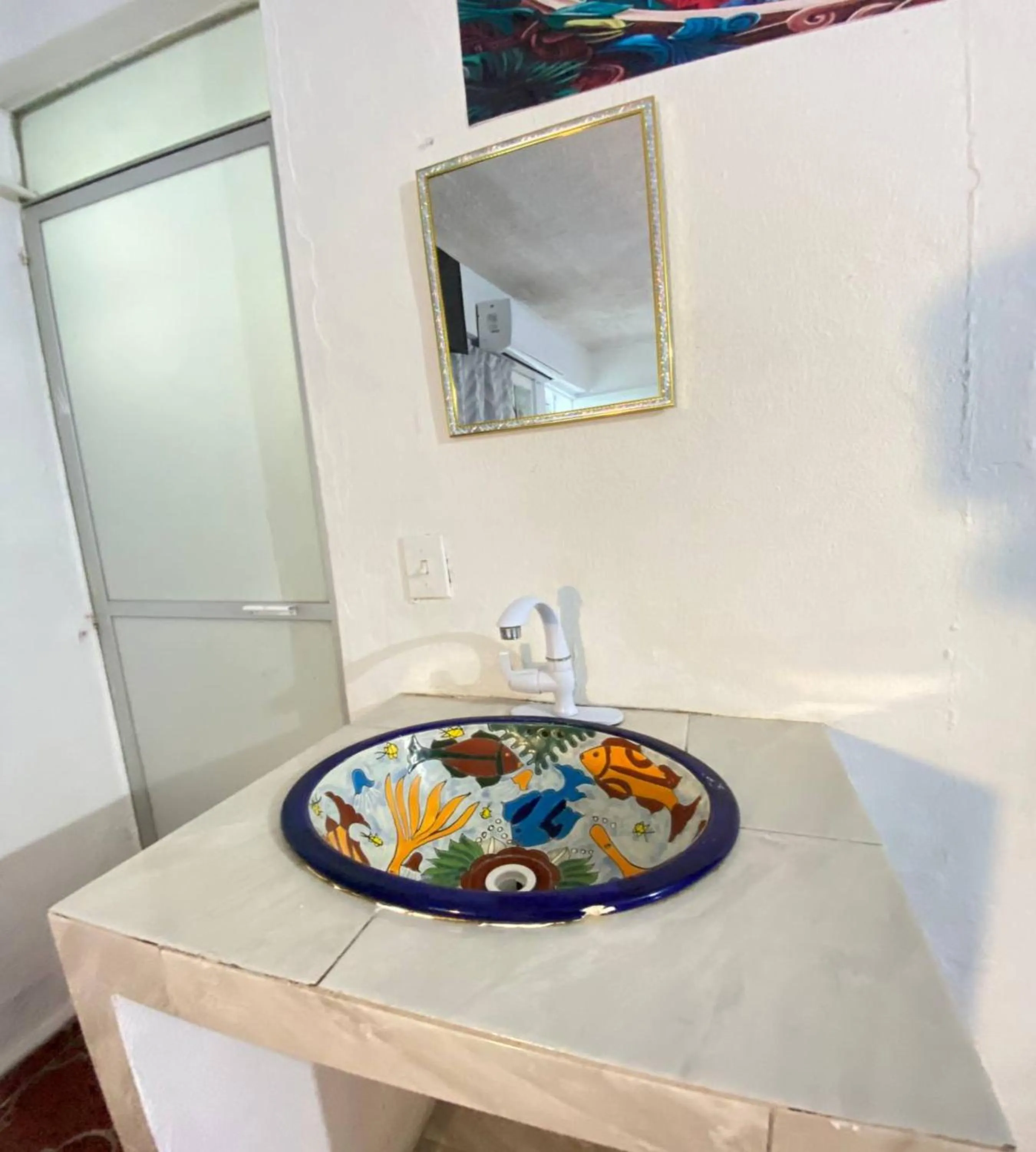 Bathroom in OYO Hotel Zihuatanejo Malibu