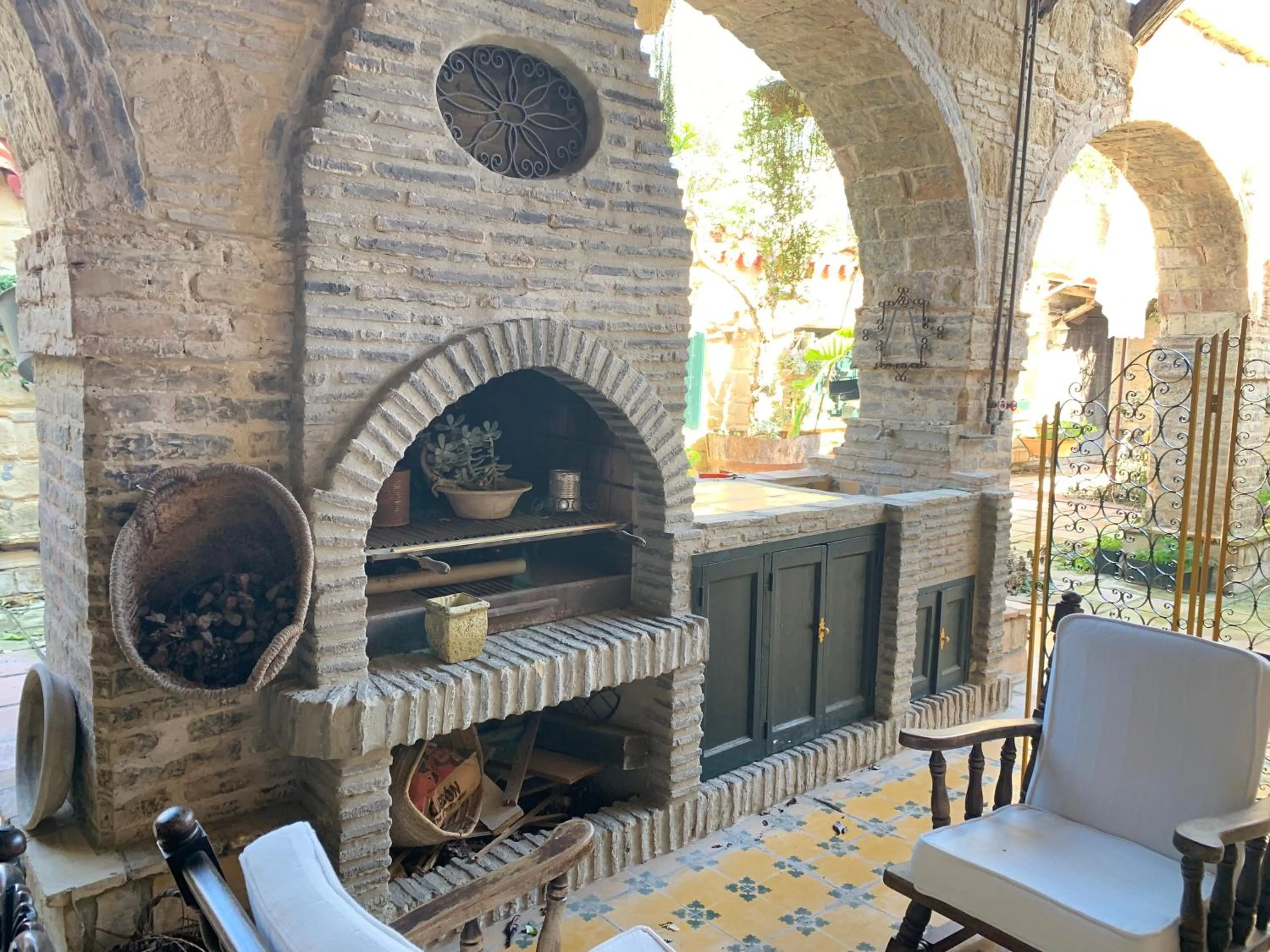 BBQ facilities in Casa Palacio Jerezana