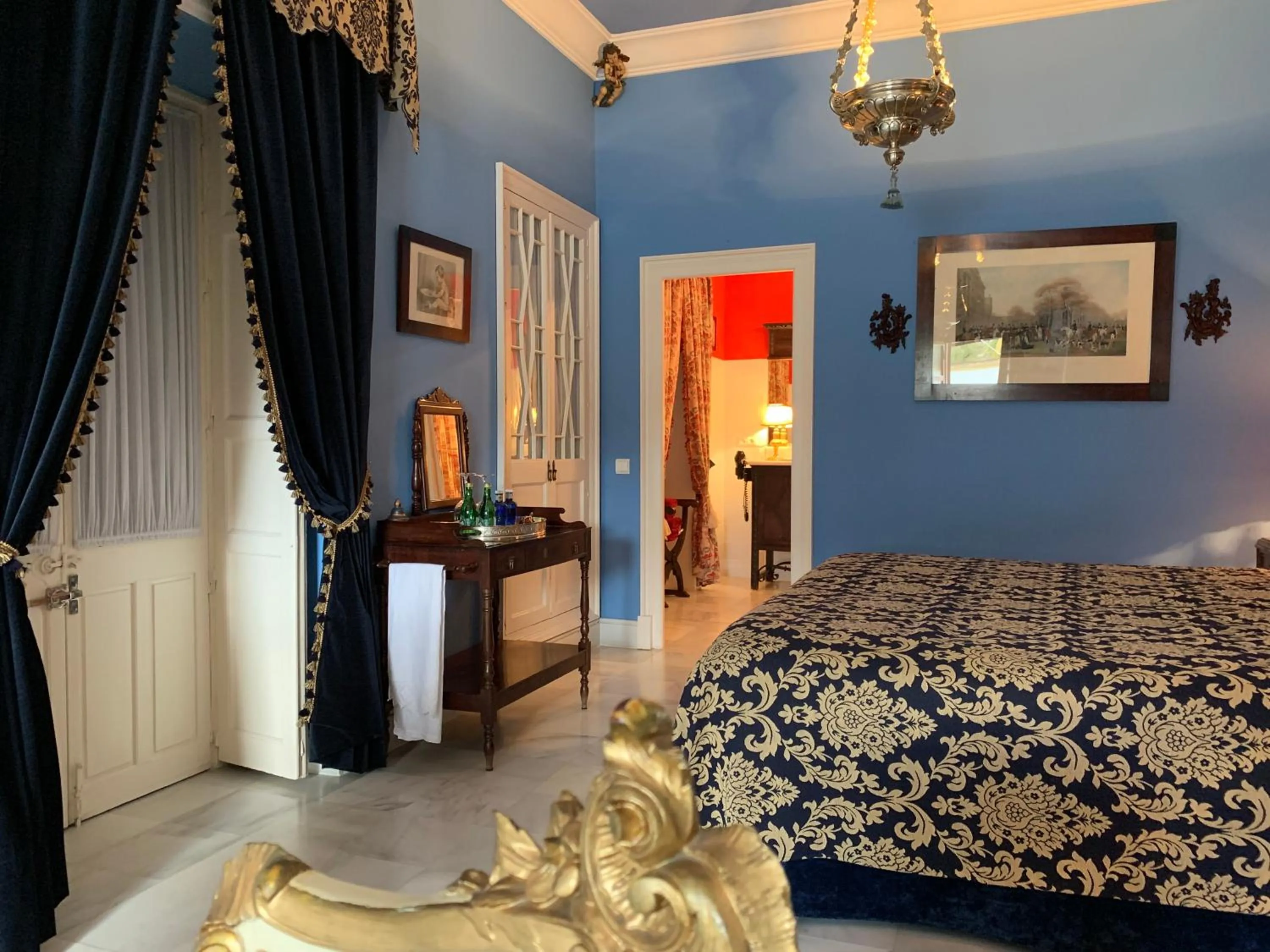 Bedroom, Bed in Casa Palacio Jerezana