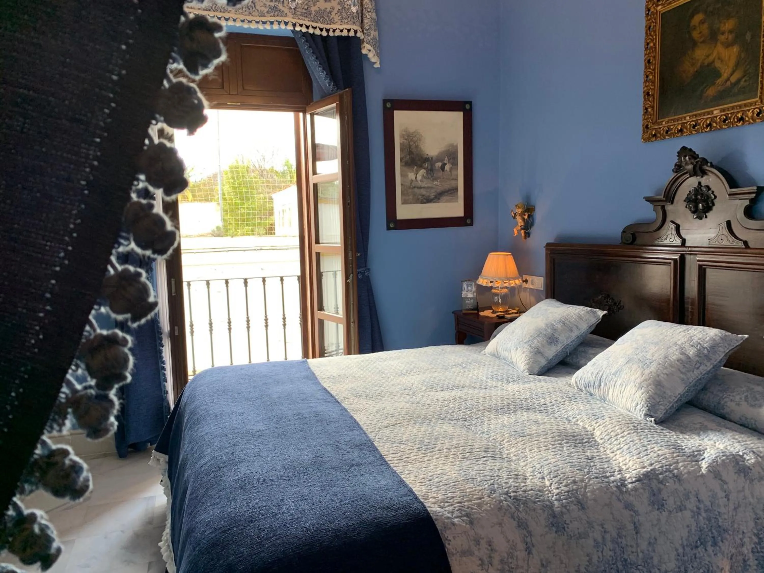 Bedroom, Bed in Casa Palacio Jerezana