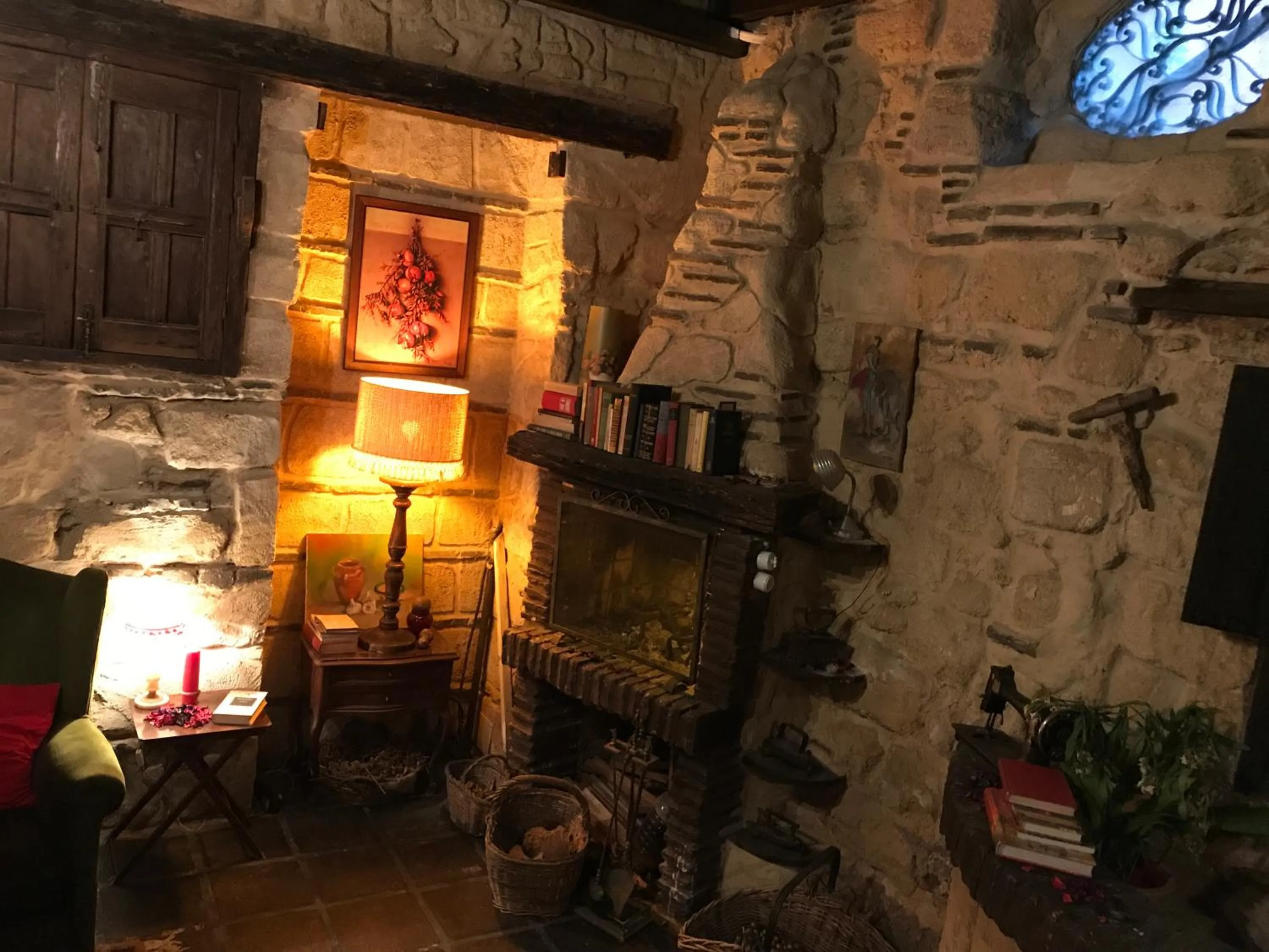 Library in Casa Palacio Jerezana