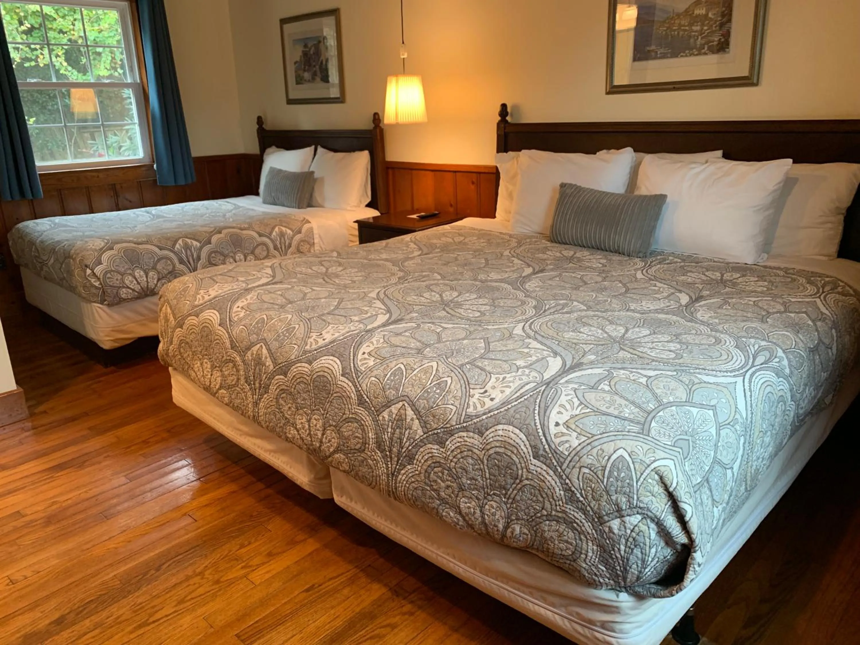 Bed in Cape Pines Motel