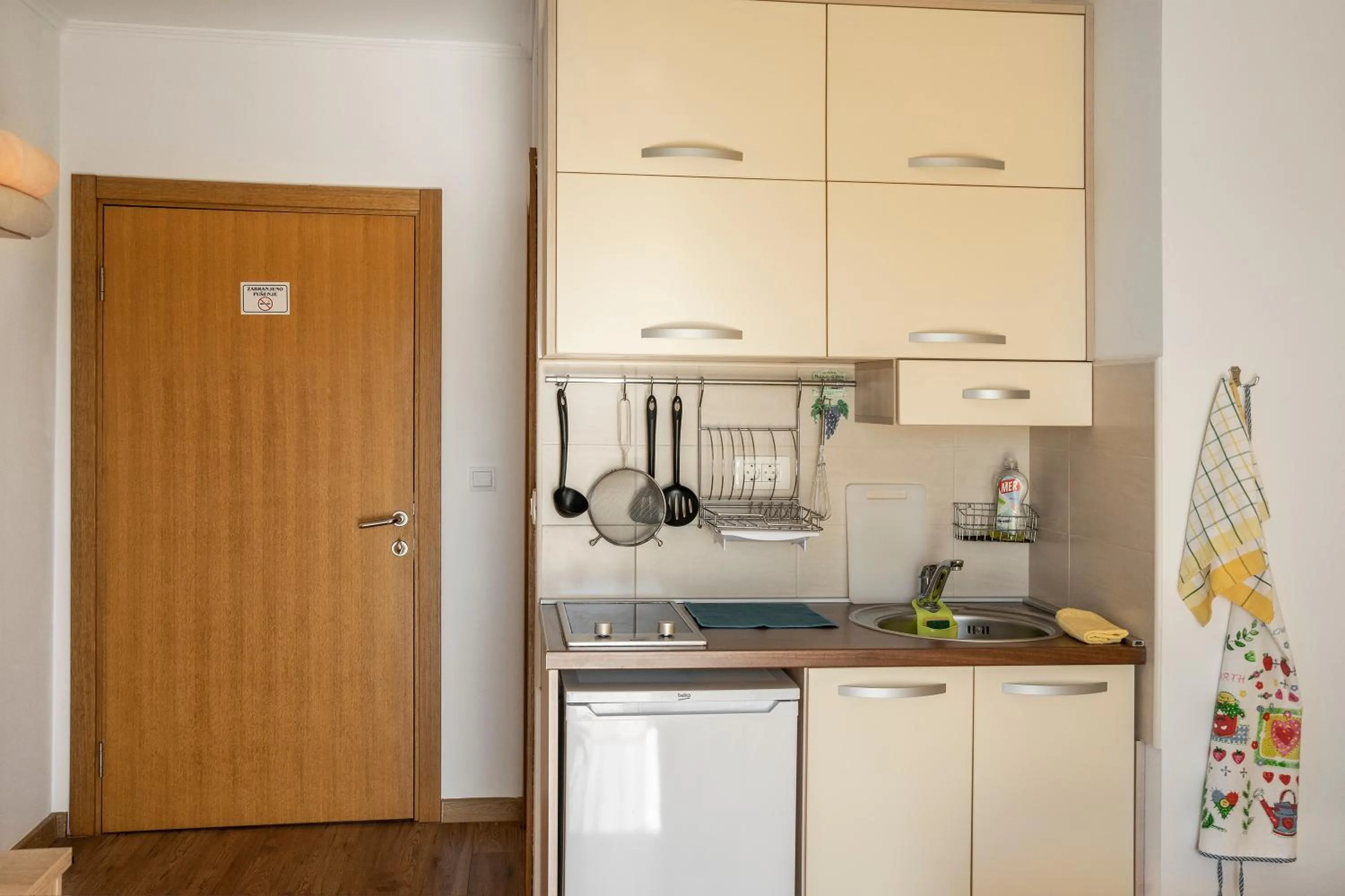 Kitchen or kitchenette in Apartments Viktoria