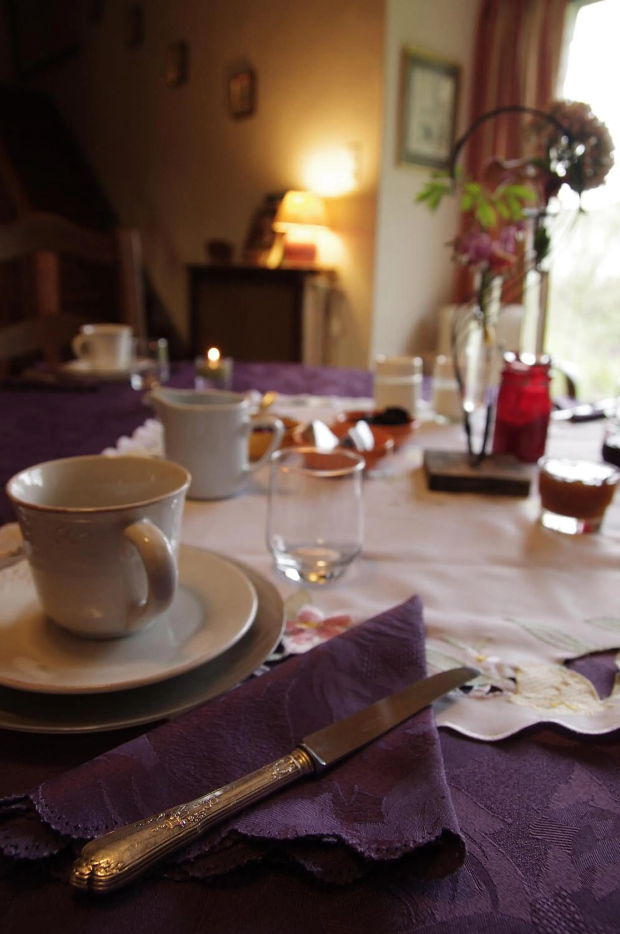 Continental breakfast in La Commanderie