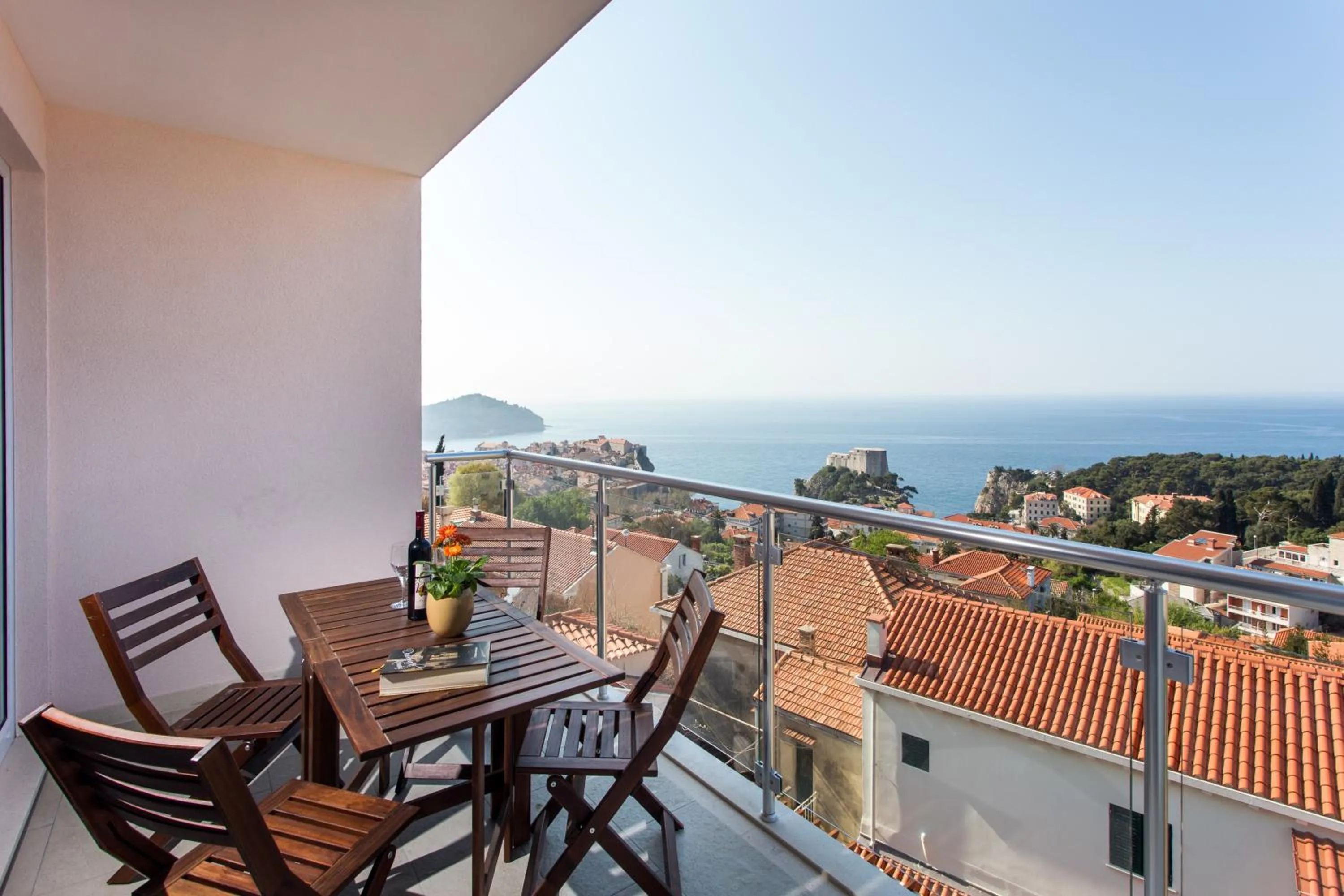 Balcony/Terrace in Apartments Villa Ankora