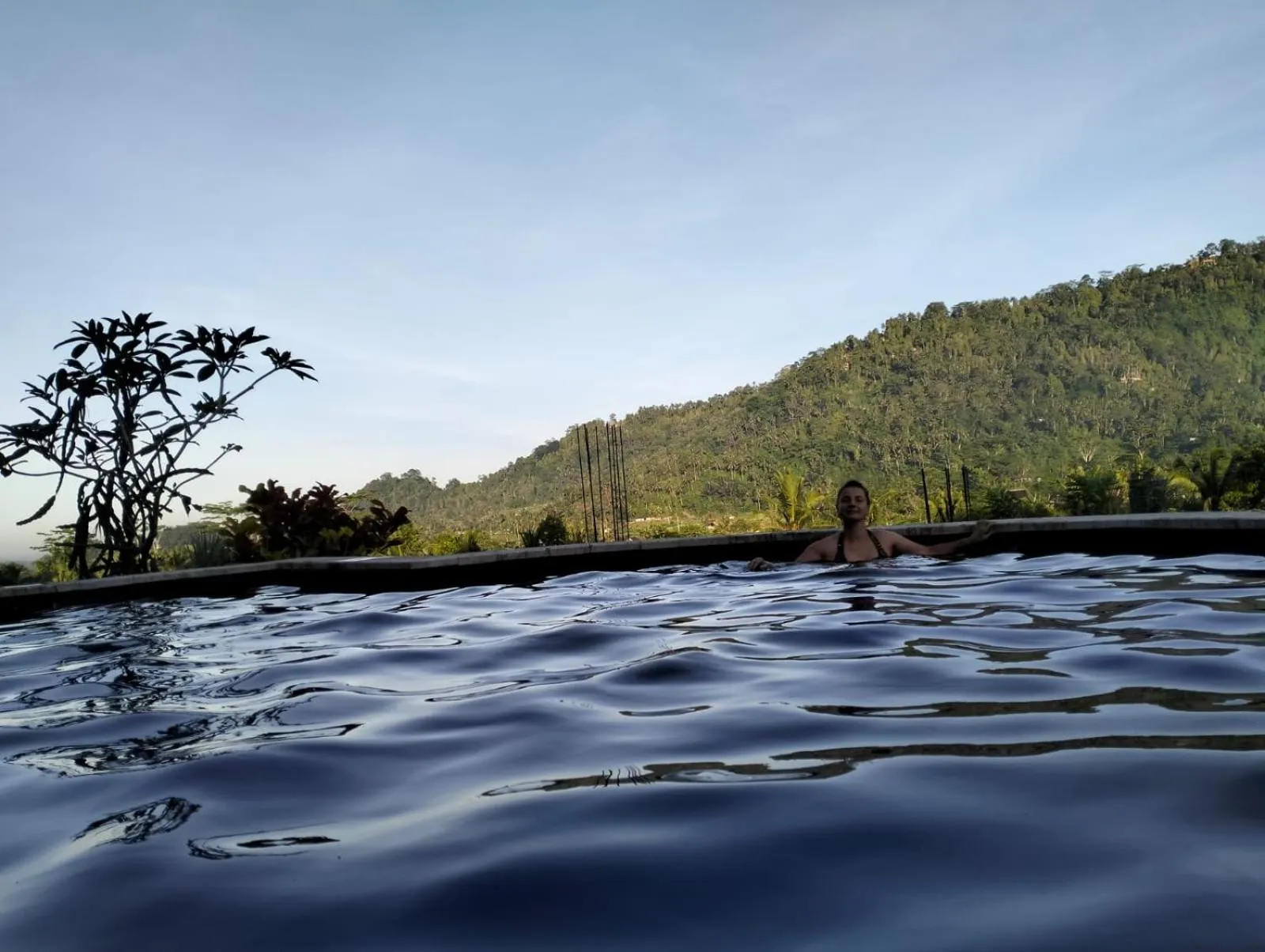 Pool view in Beji Ayu Villas Sidemen