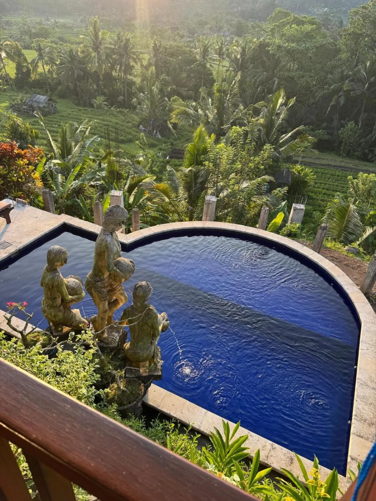 Swimming pool in Beji Ayu Villas Sidemen