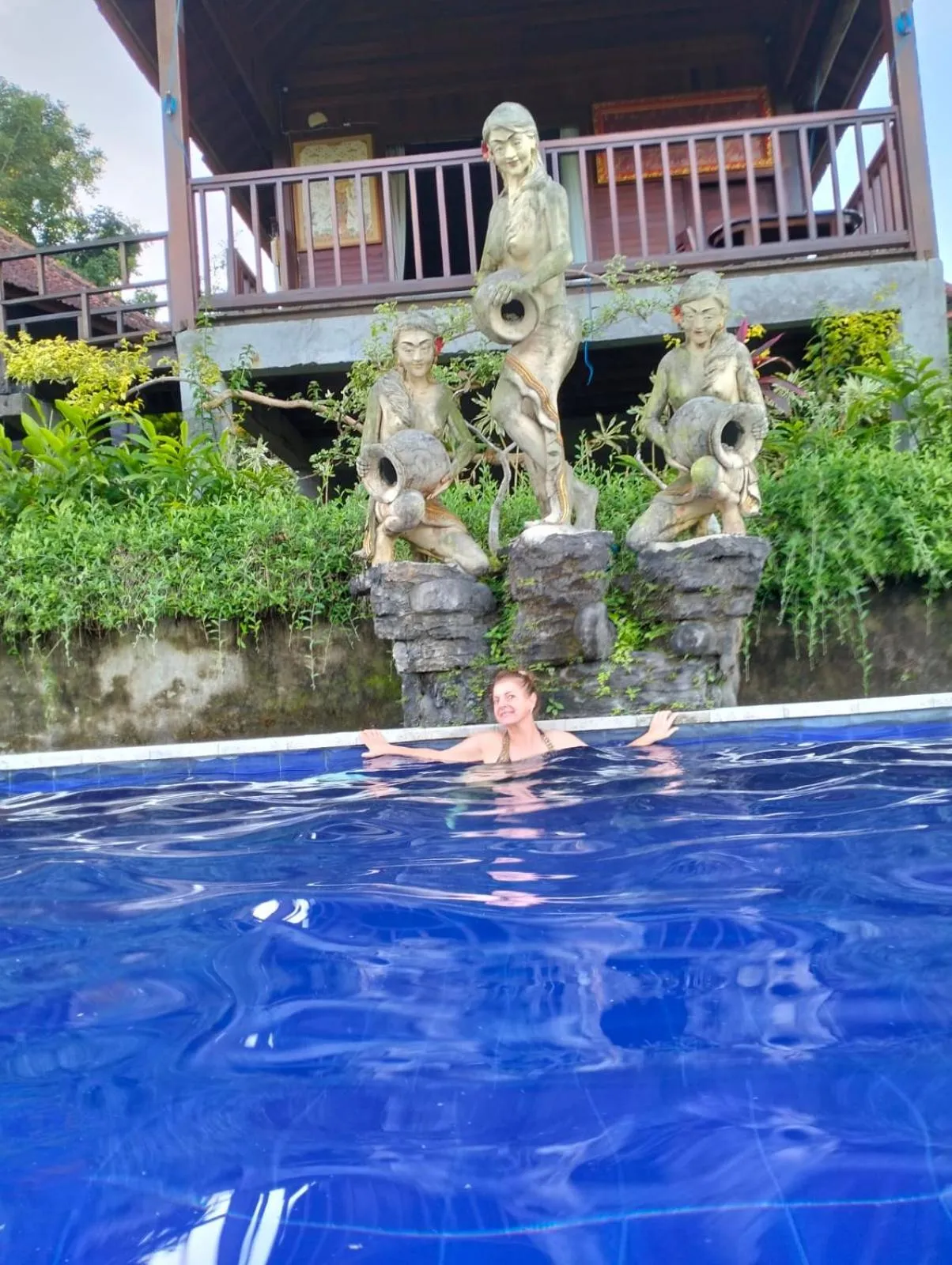 Swimming pool in Beji Ayu Villas Sidemen