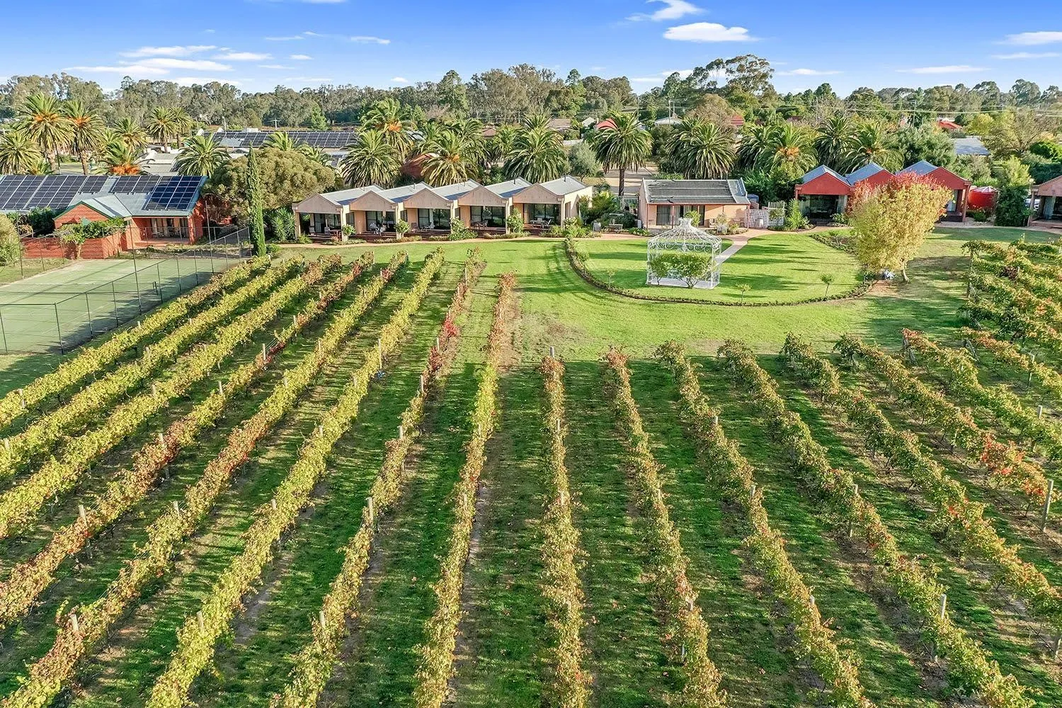 Property building in Tuileries at De Bortoli Rutherglen