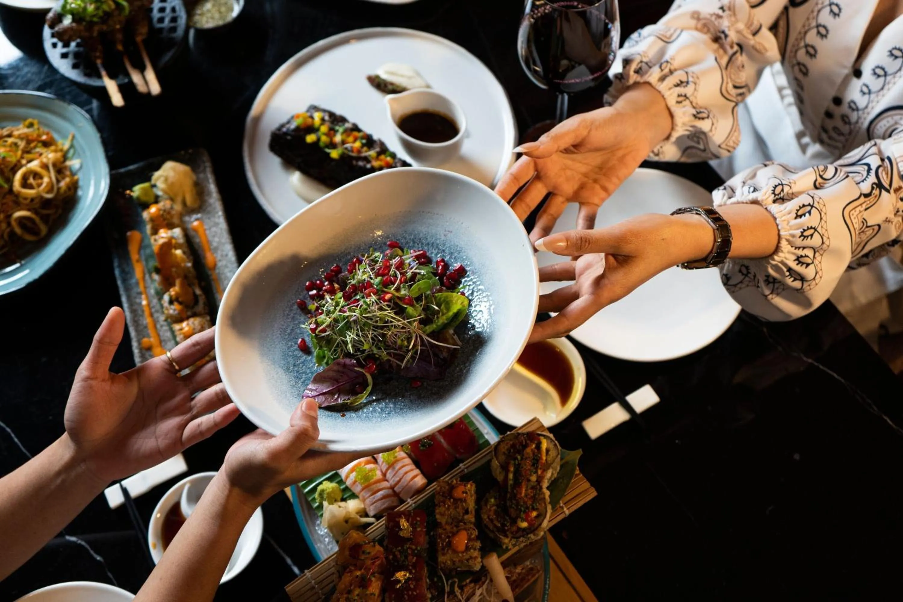 Restaurant/places to eat in JW Marriott Marquis City Center Doha