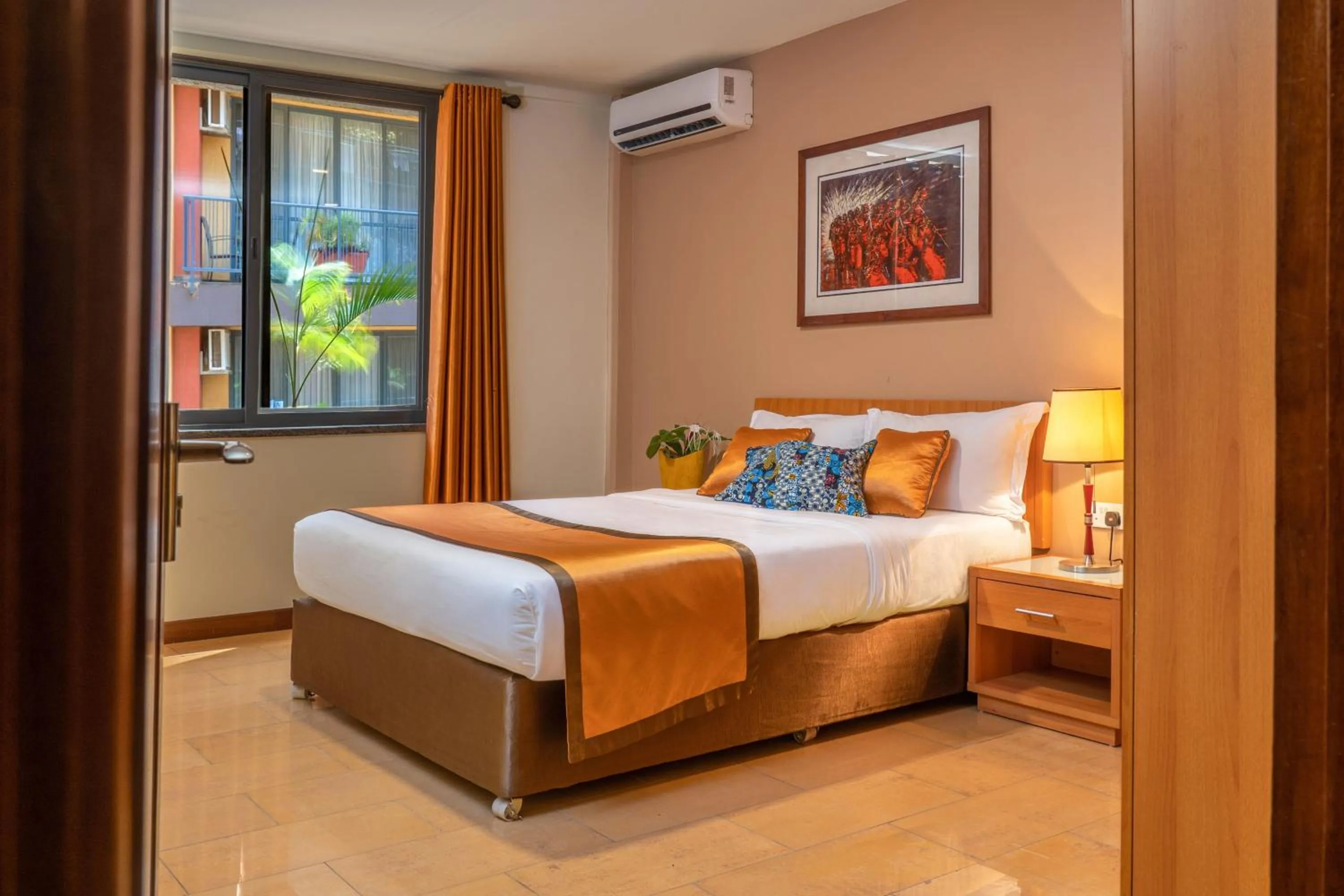 Bedroom in Bukoto Heights Apartments