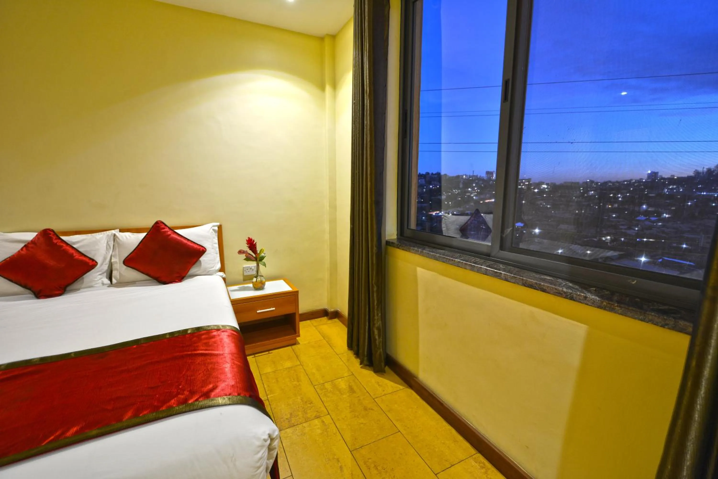 City view in Bukoto Heights Apartments