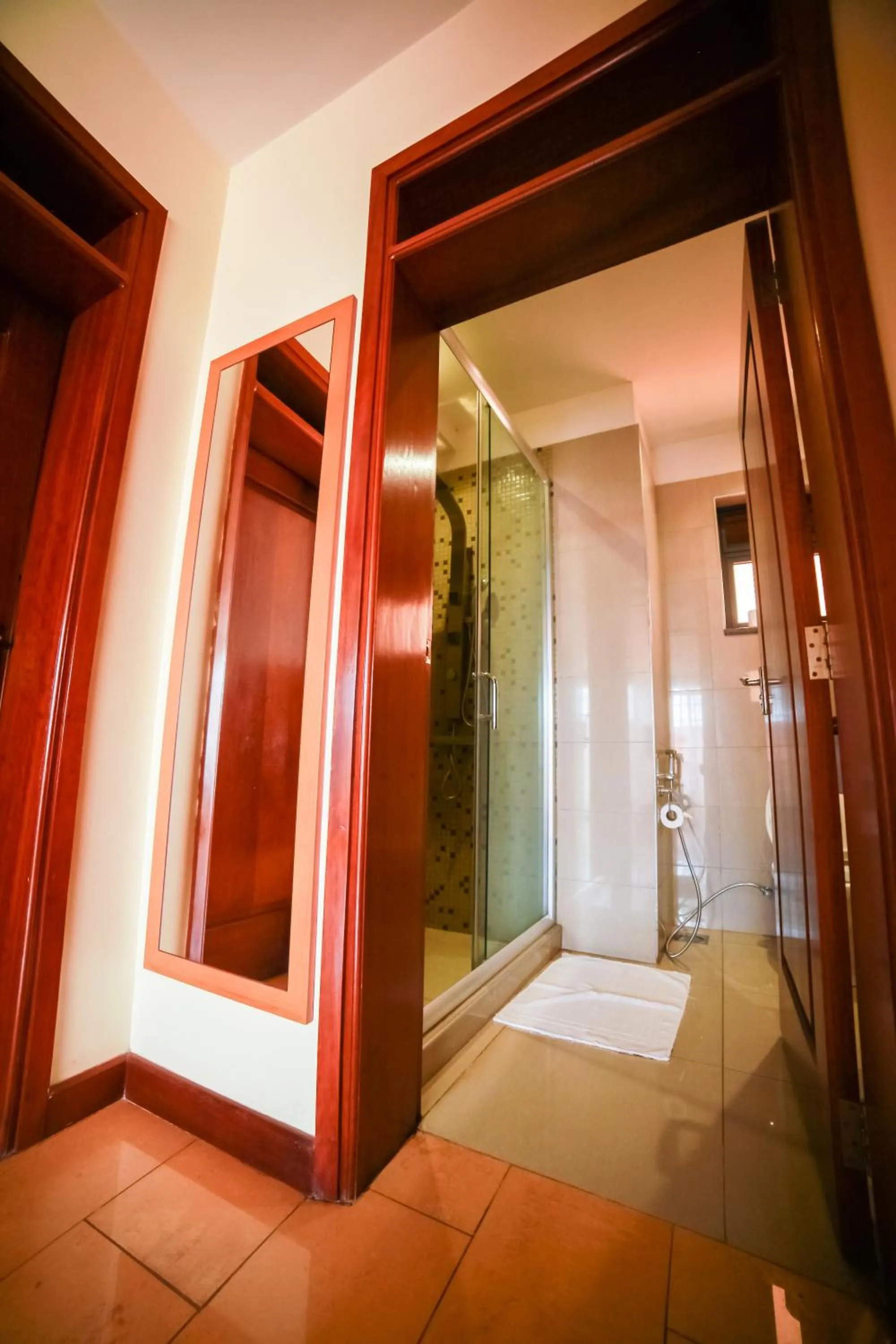 Bathroom in Bukoto Heights Apartments