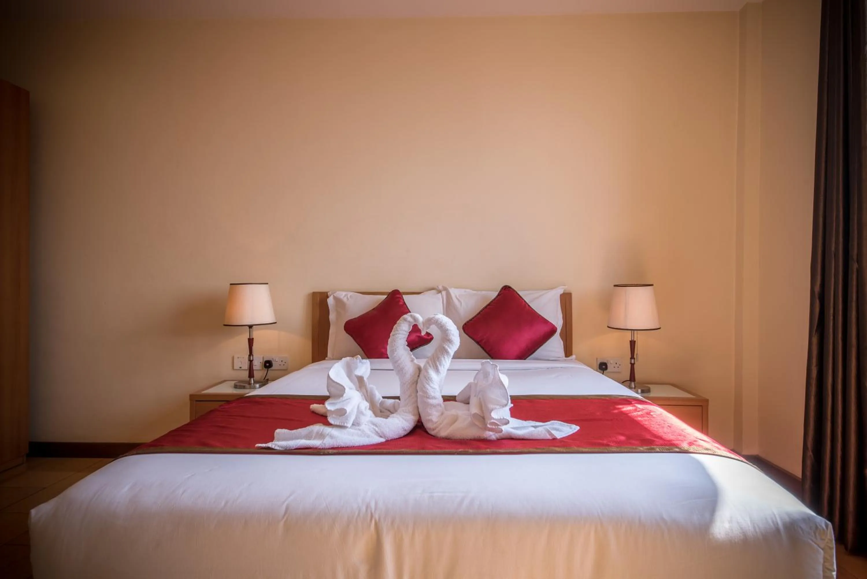 Bedroom in Bukoto Heights Apartments