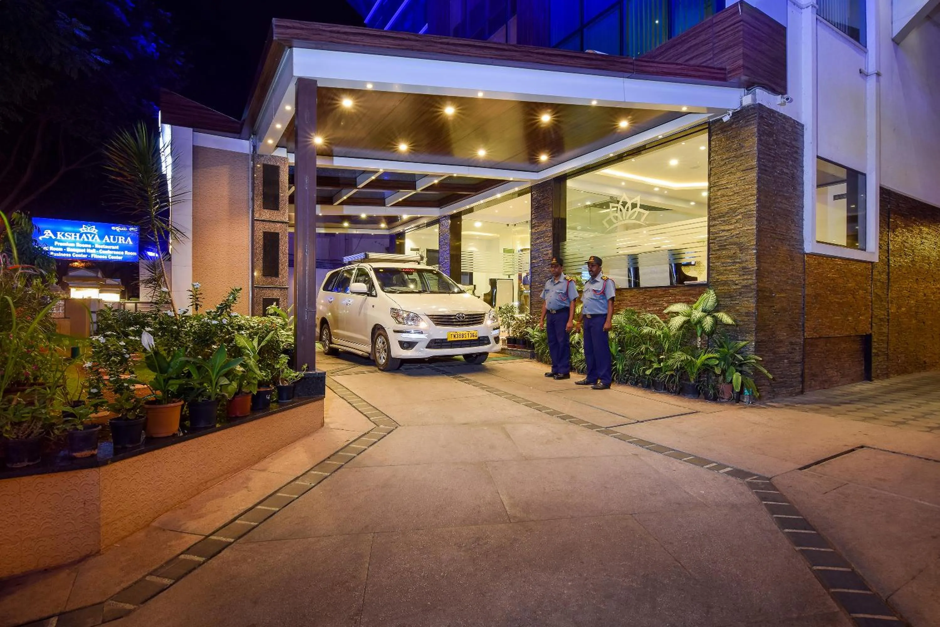 Facade/entrance in Akshaya Aura