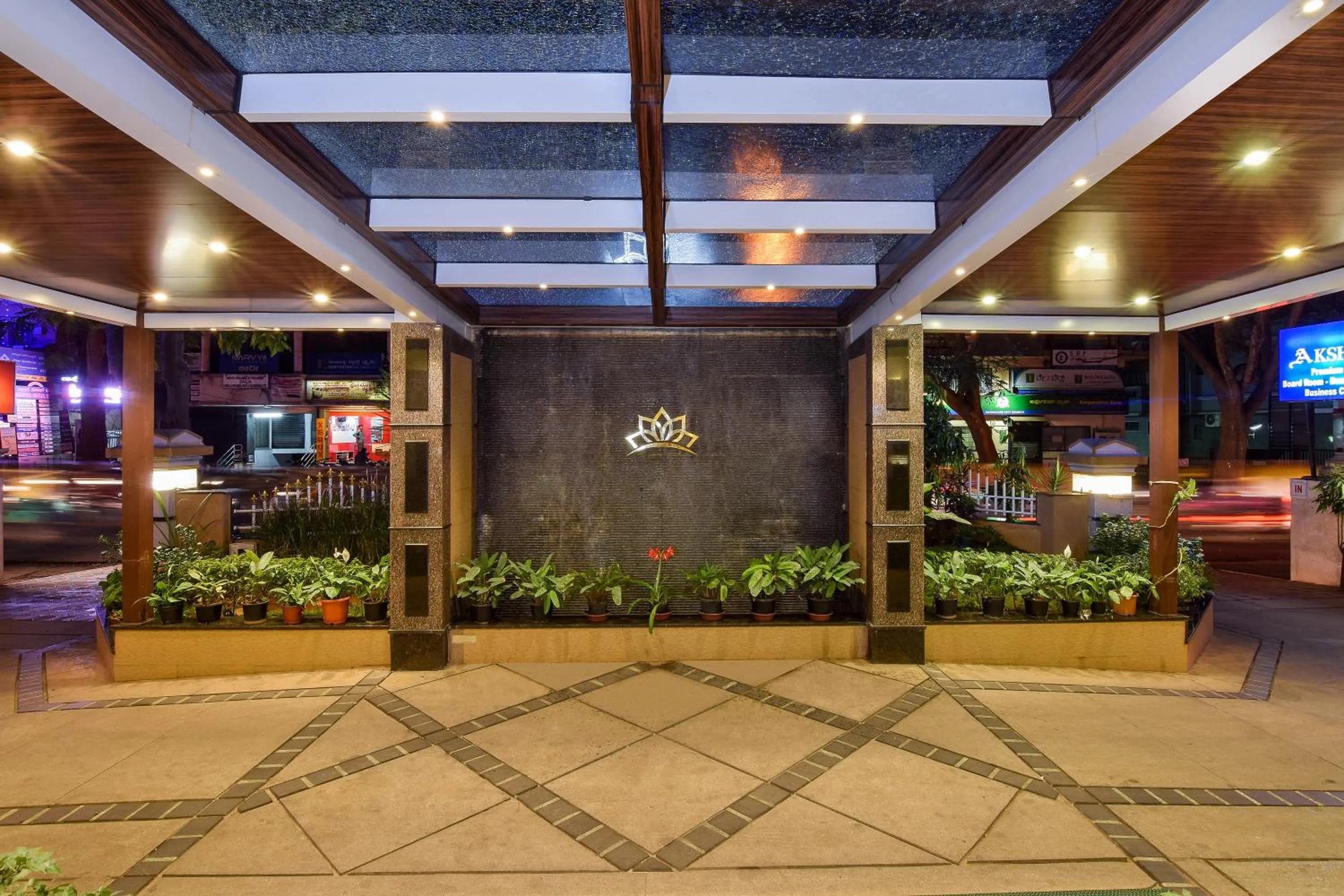 Facade/entrance in Akshaya Aura